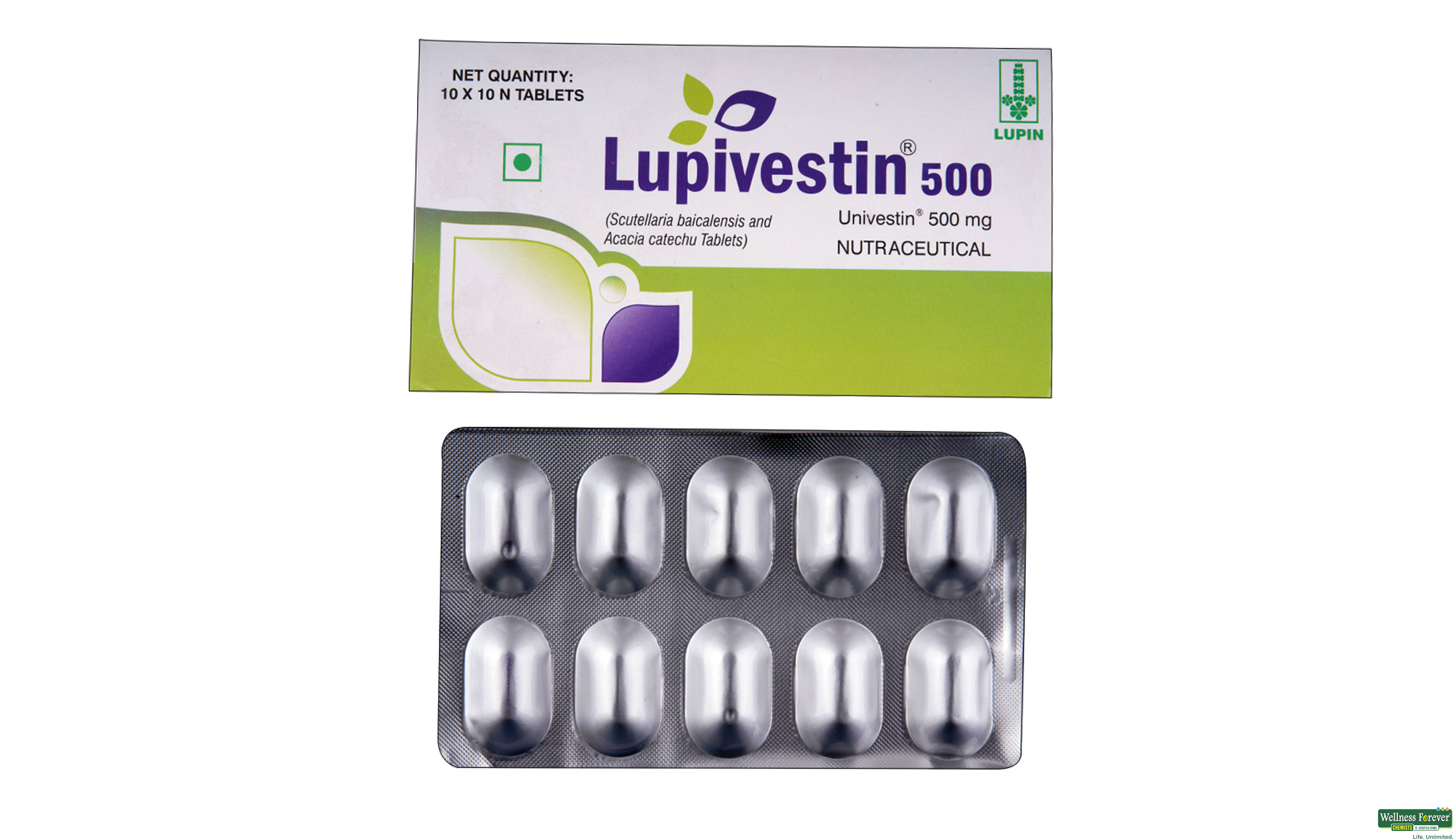 LUPIVESTIN 500MG 10TAB- 1, 10TAB, 