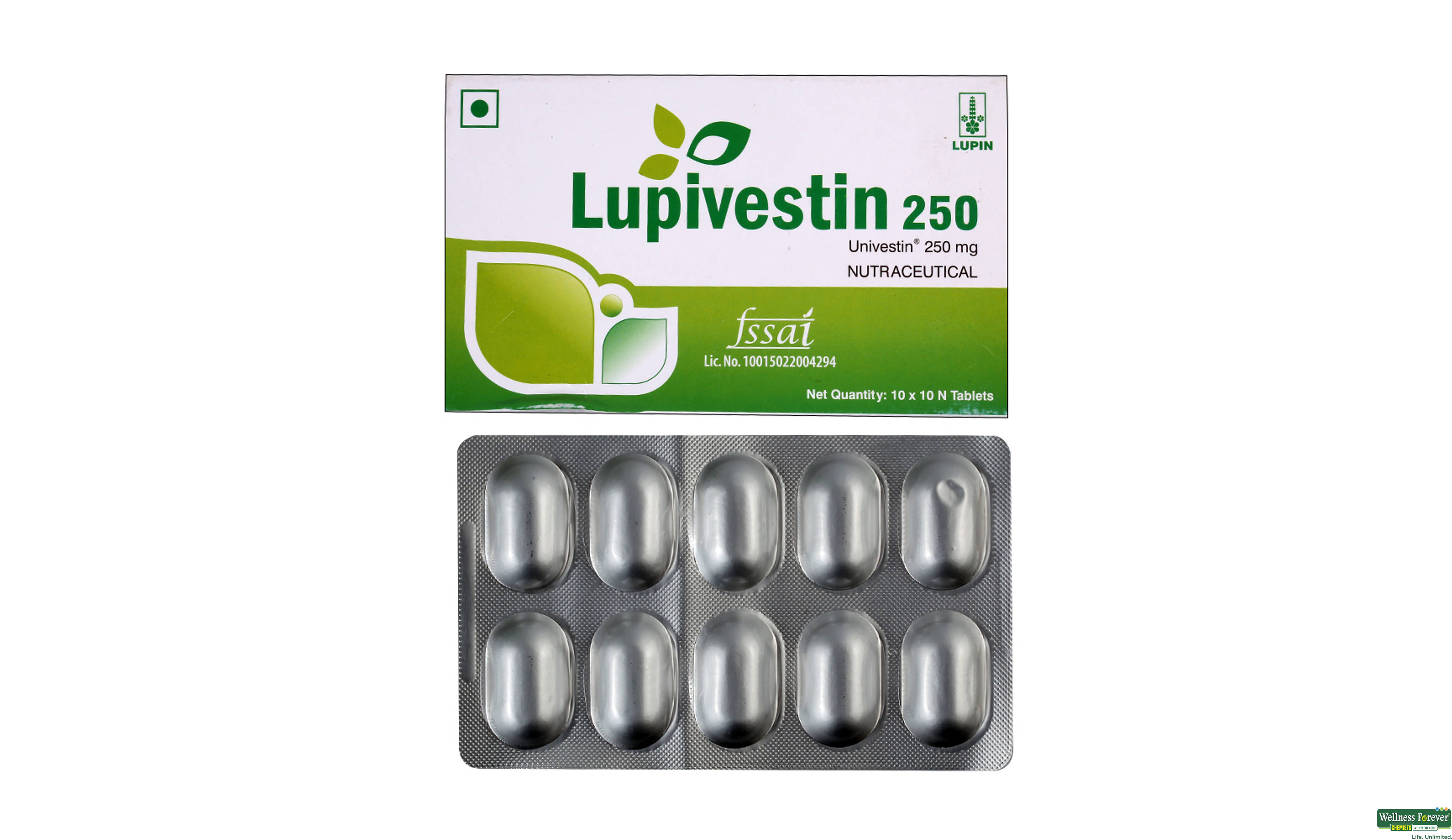 LUPIVESTIN 250MG 10TAB- 1, 10TAB, 