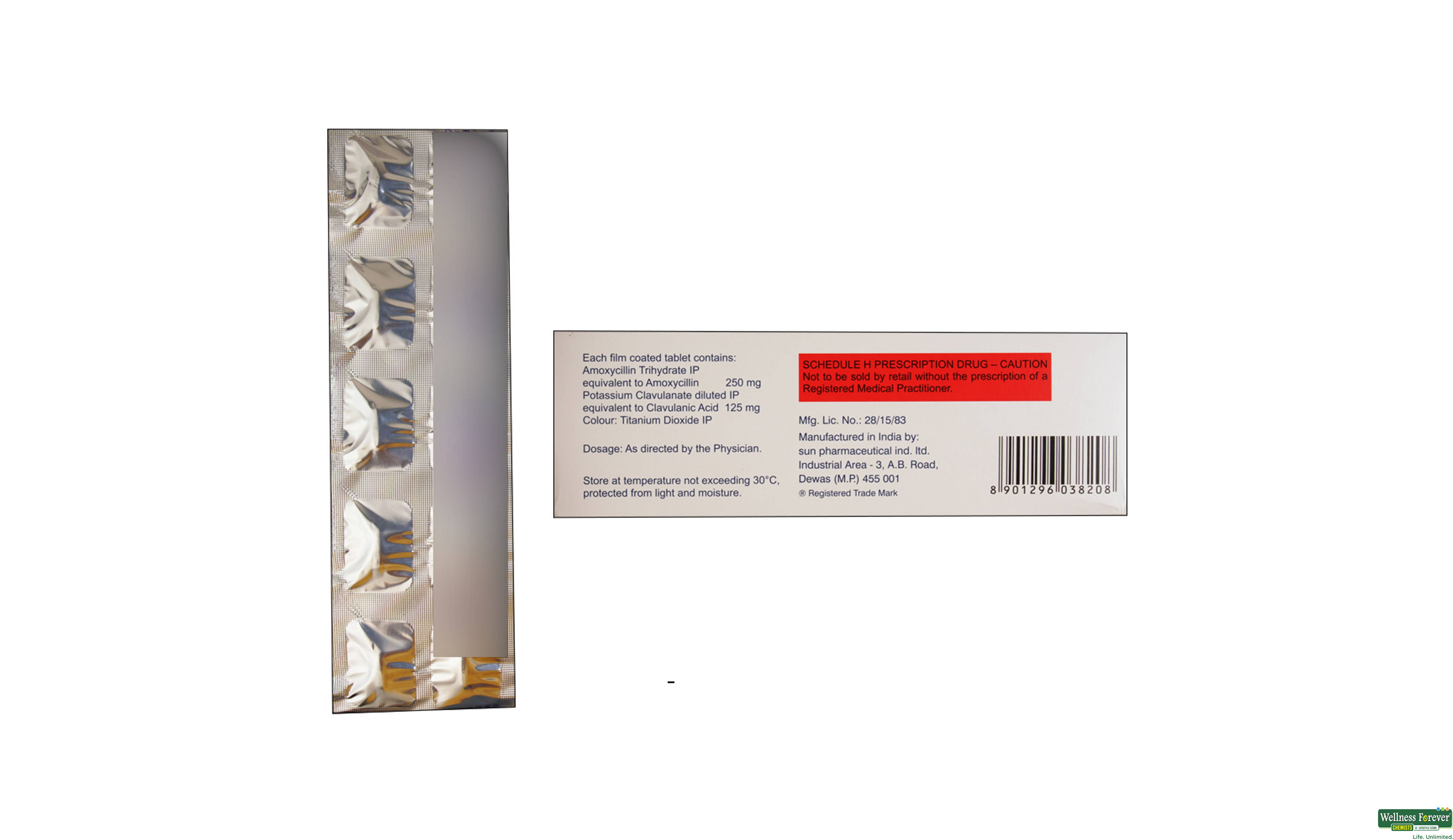 MOX-CV 375MG 10TAB- 2, 10TAB, 