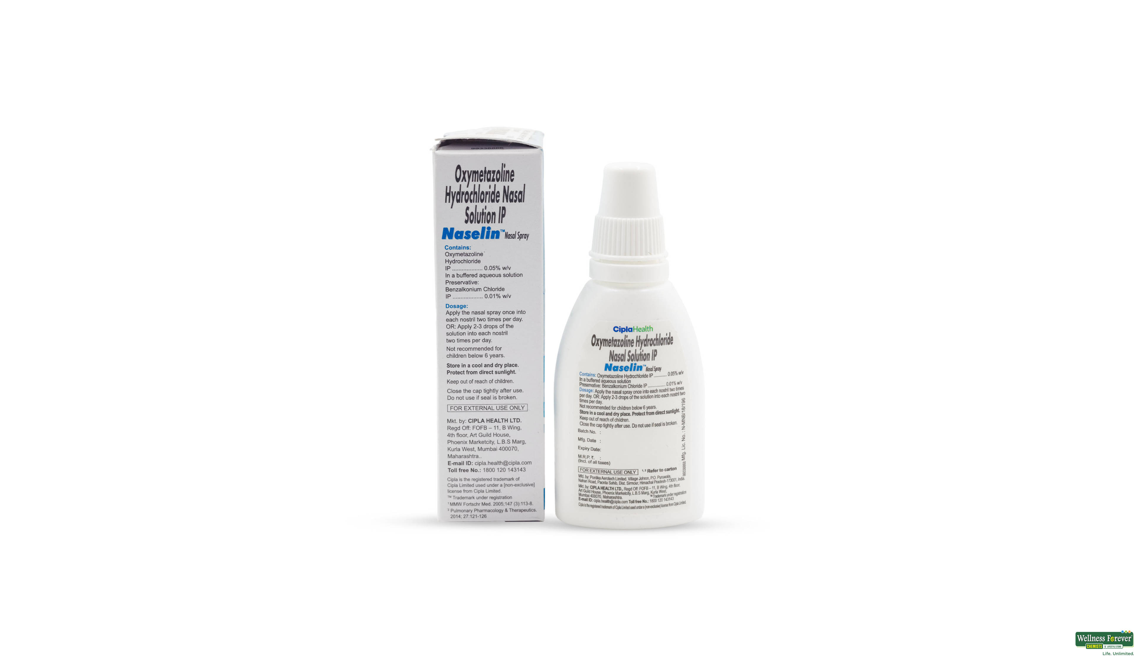 NASELIN NASAL SPRAY 10ML- 2, 10ML, 