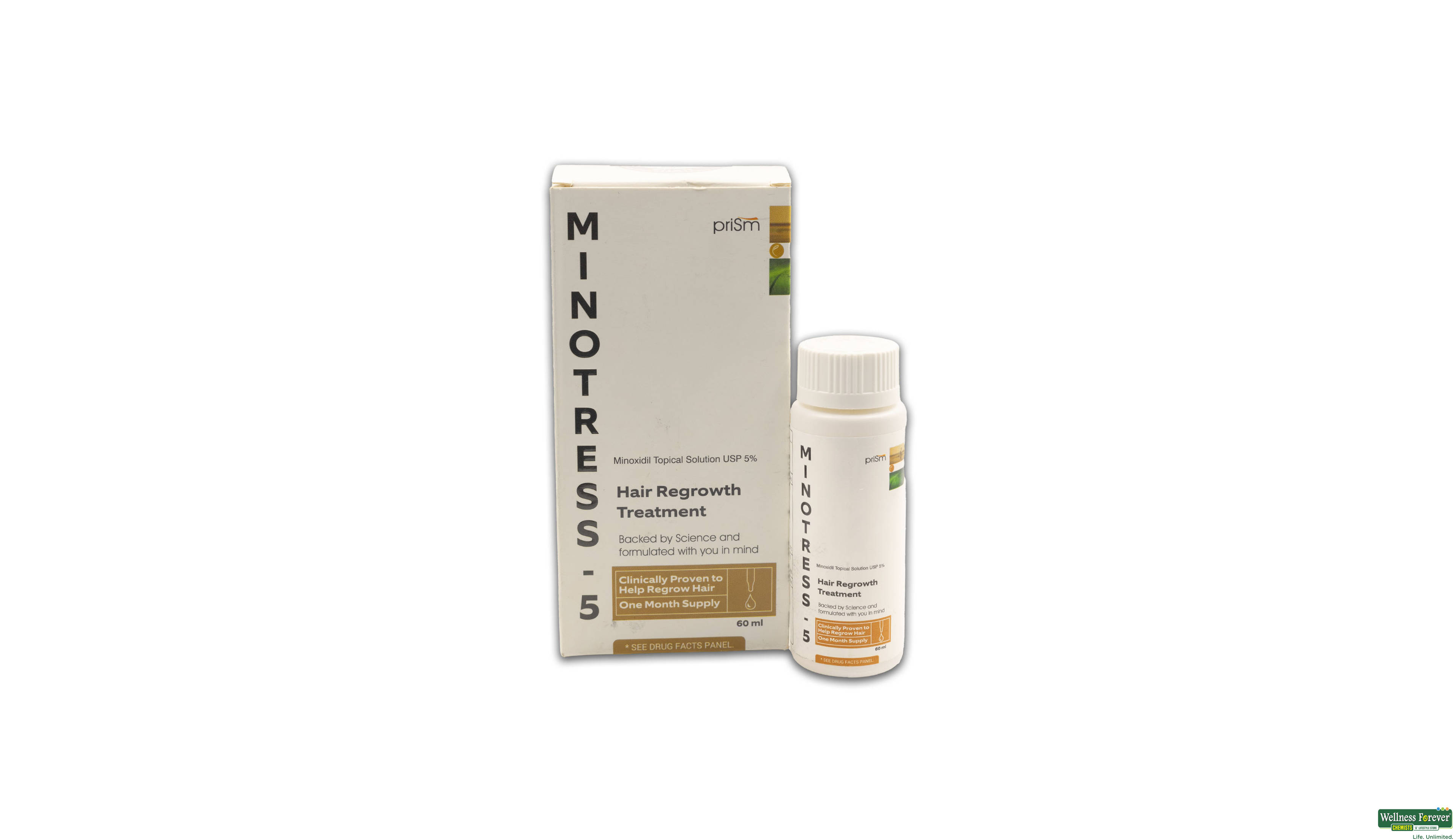 MINOTRESS 5% SOLN 60ML- 1, 60ML, 