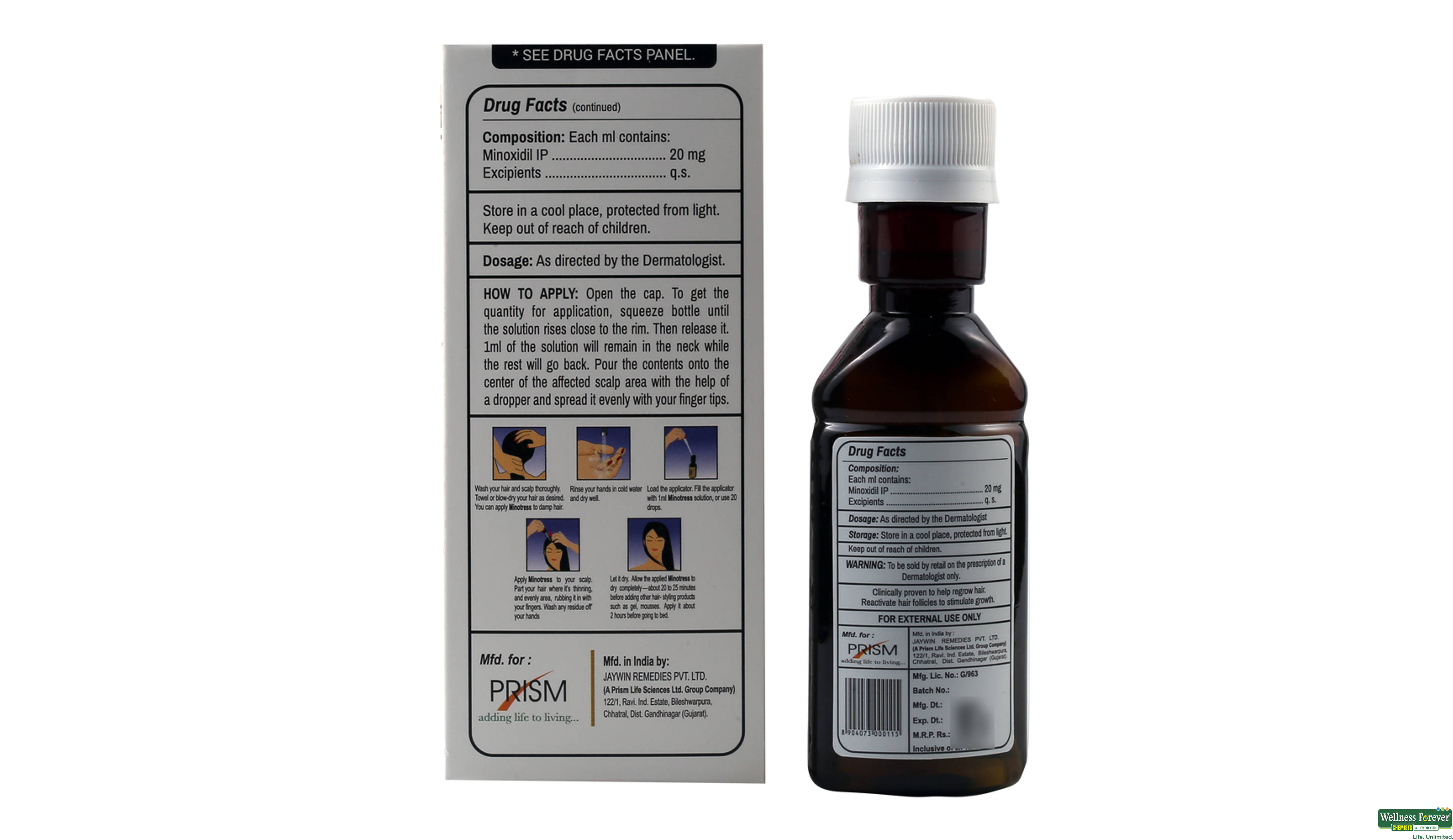 MINOTRESS 2% SOLN 60ML- 2, 60ML, 