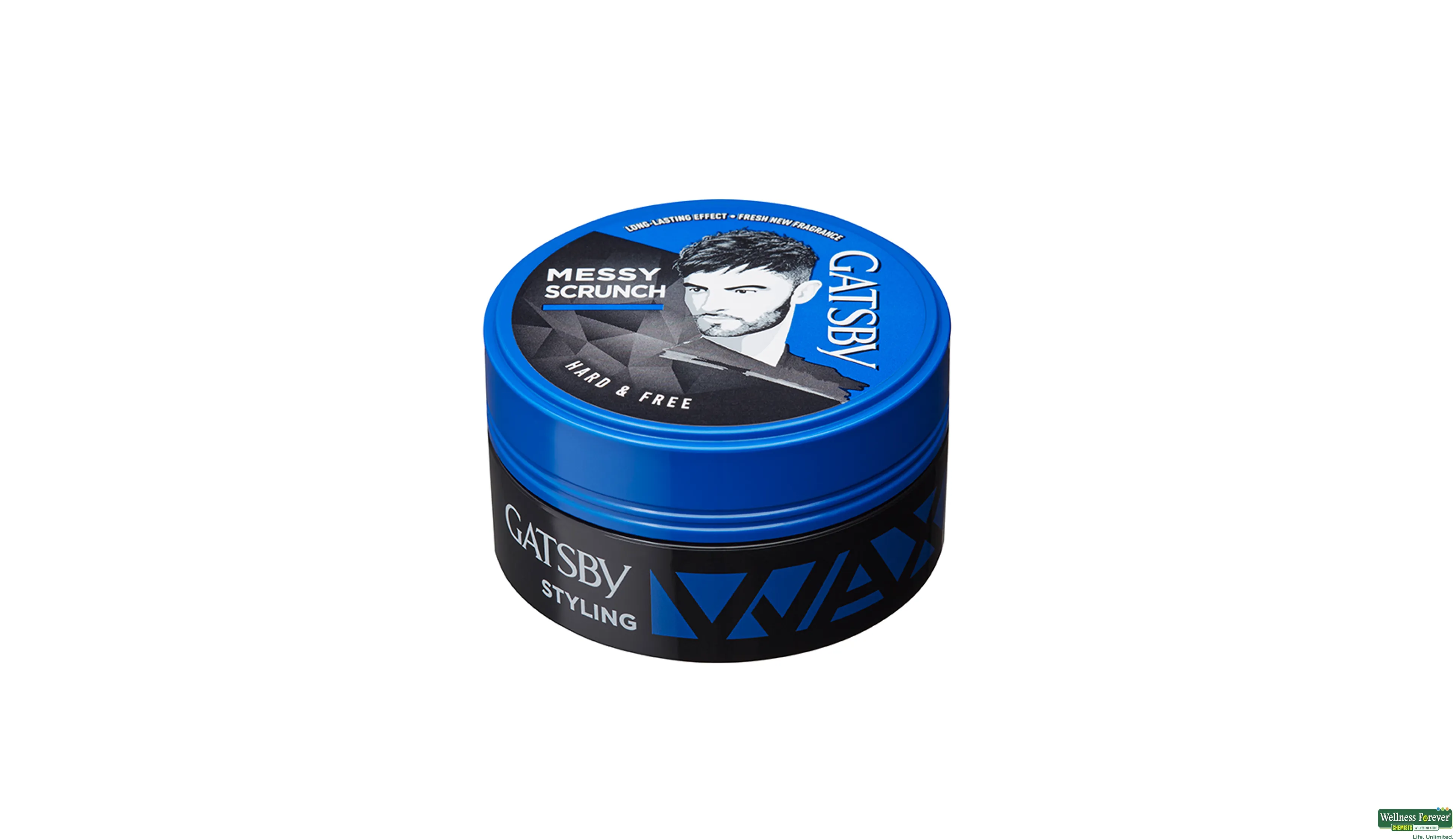 GATSBY HR/CRM STYL WAX HARD/FREE 75GM- 2, 75GM, 