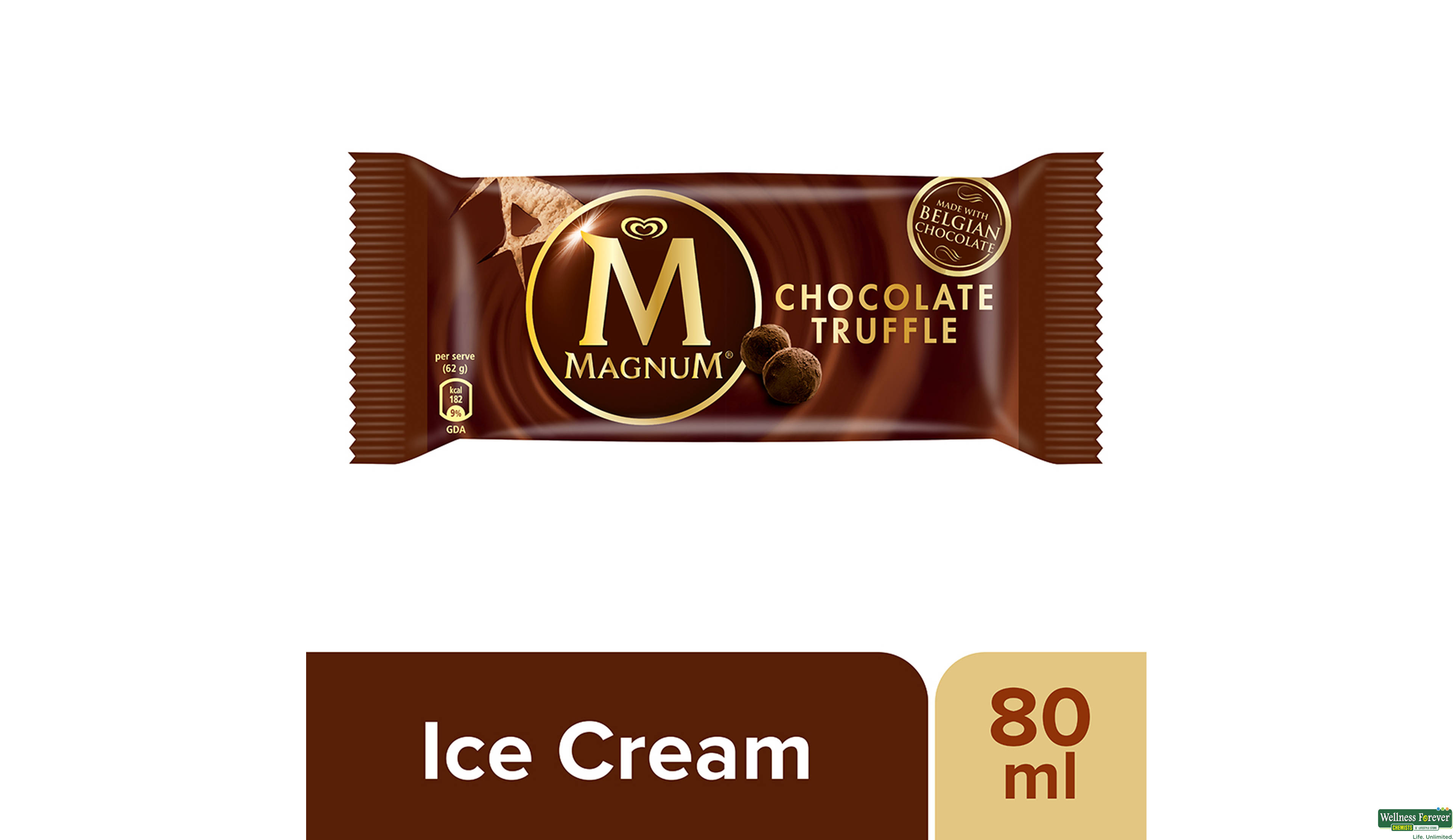 MAGNUM I/C STICK CHOC TRUFFLE 63GM- 5, 63GM, 