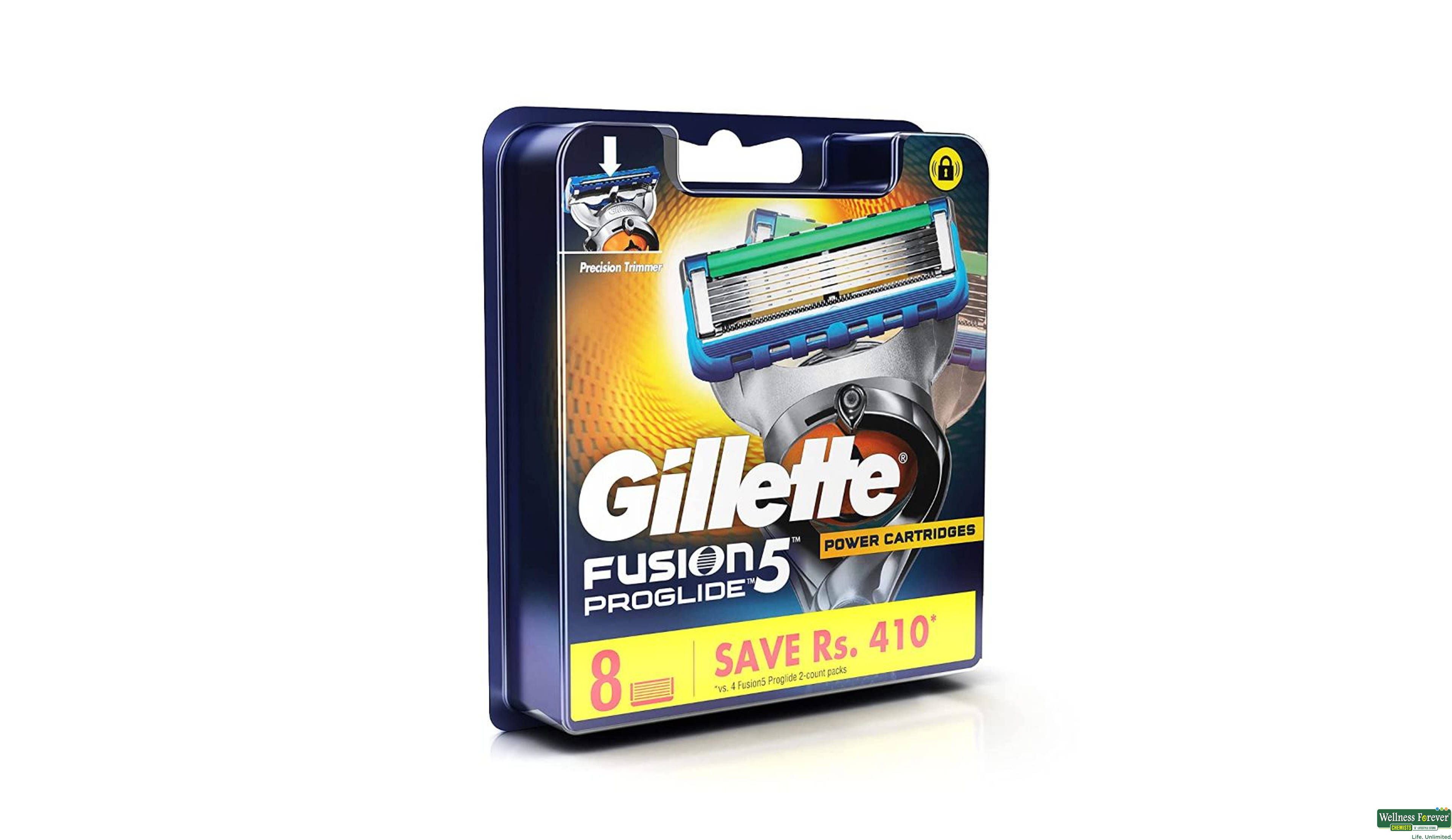 GILL SH/BLADE FUSION PROGLIDE 8PC- 3, 8PC, 