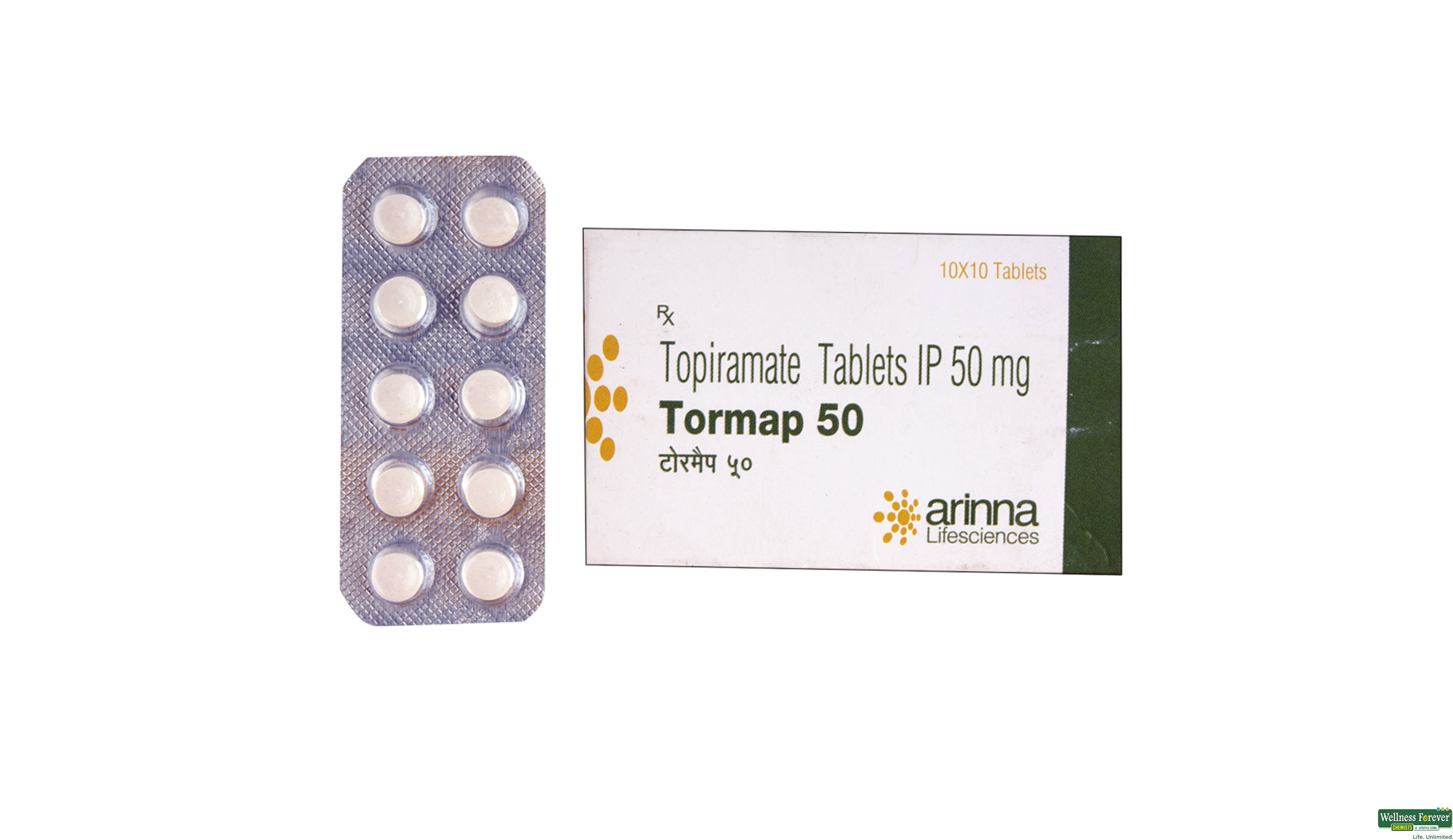 TORMAP 50MG 10TAB- 1, 10TAB, 