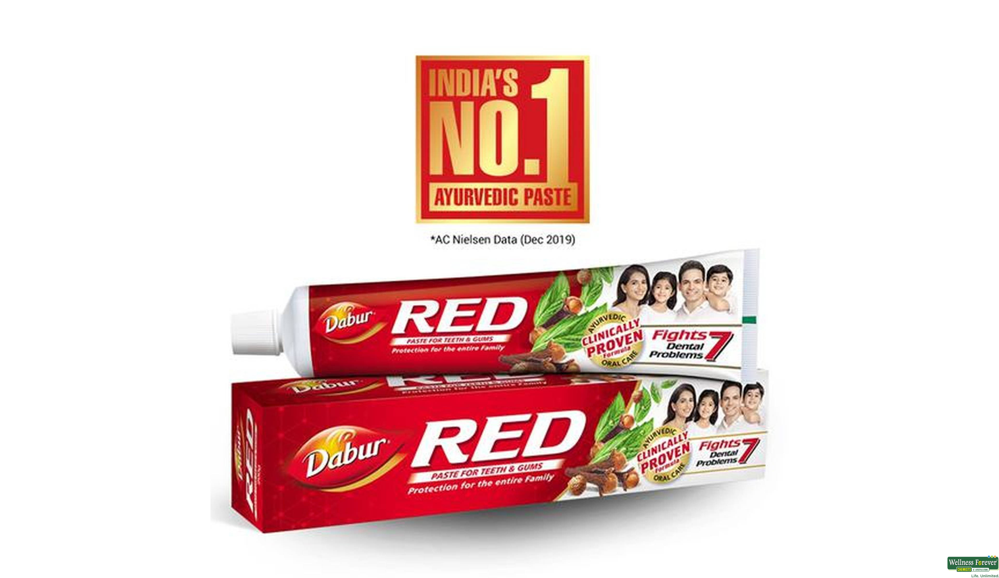 DABUR T/PASTE RED 200+100GM- 1, 300GM, 