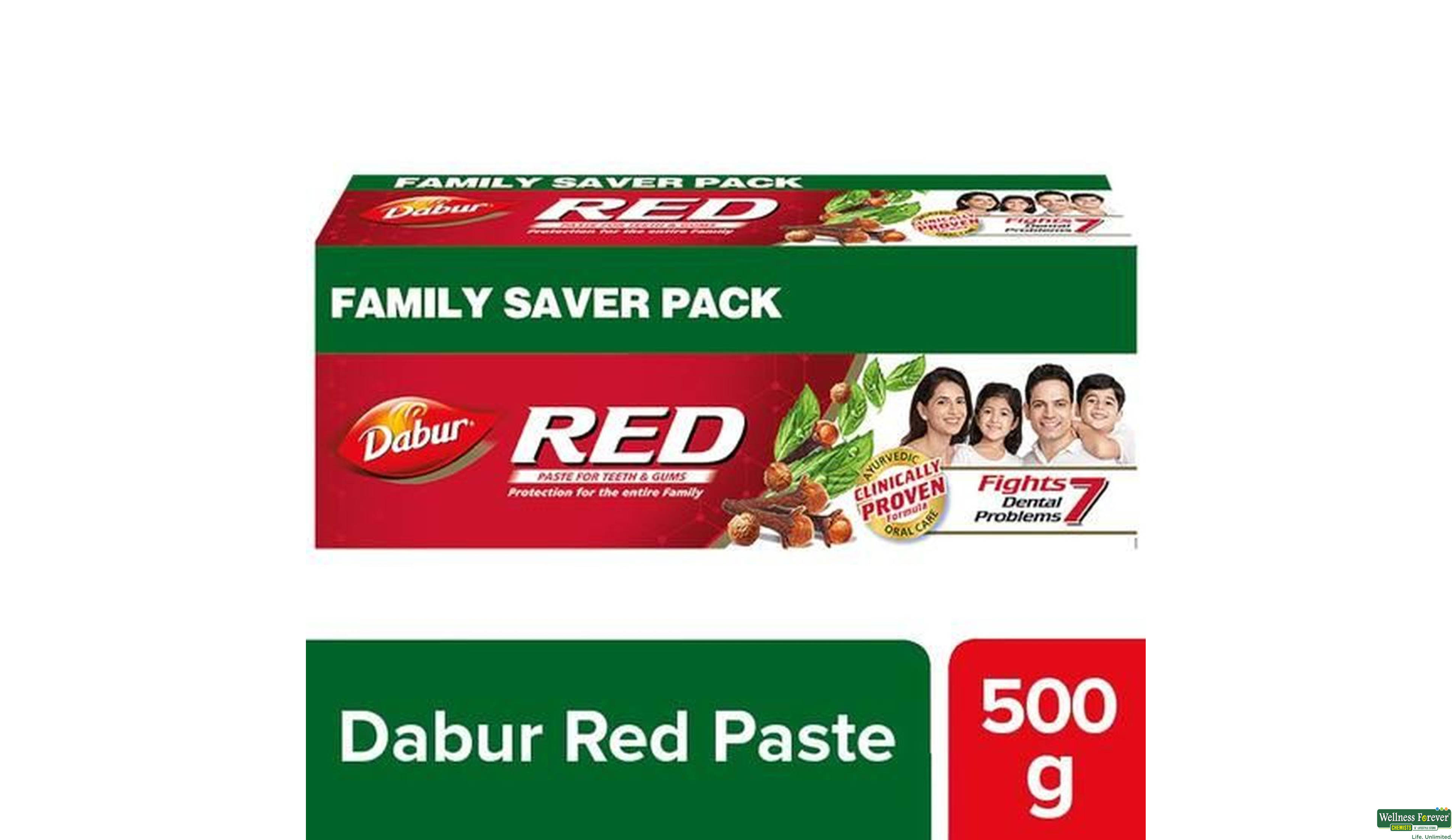 DABUR T/PASTE RED 200+100GM- 3, 300GM, 