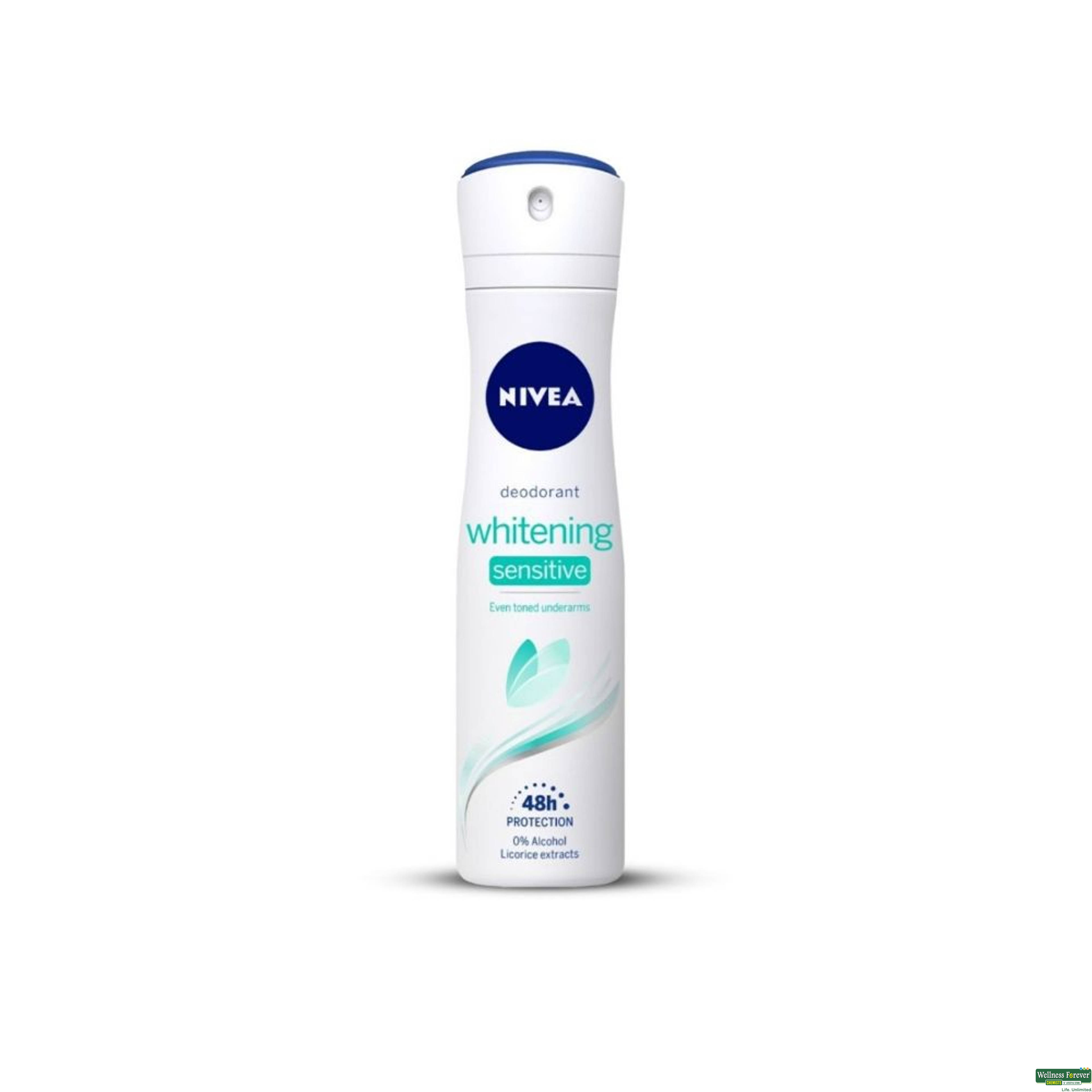 Nivea Deodorant Spray For Women, Whitening Sensitive, 150 ml-image