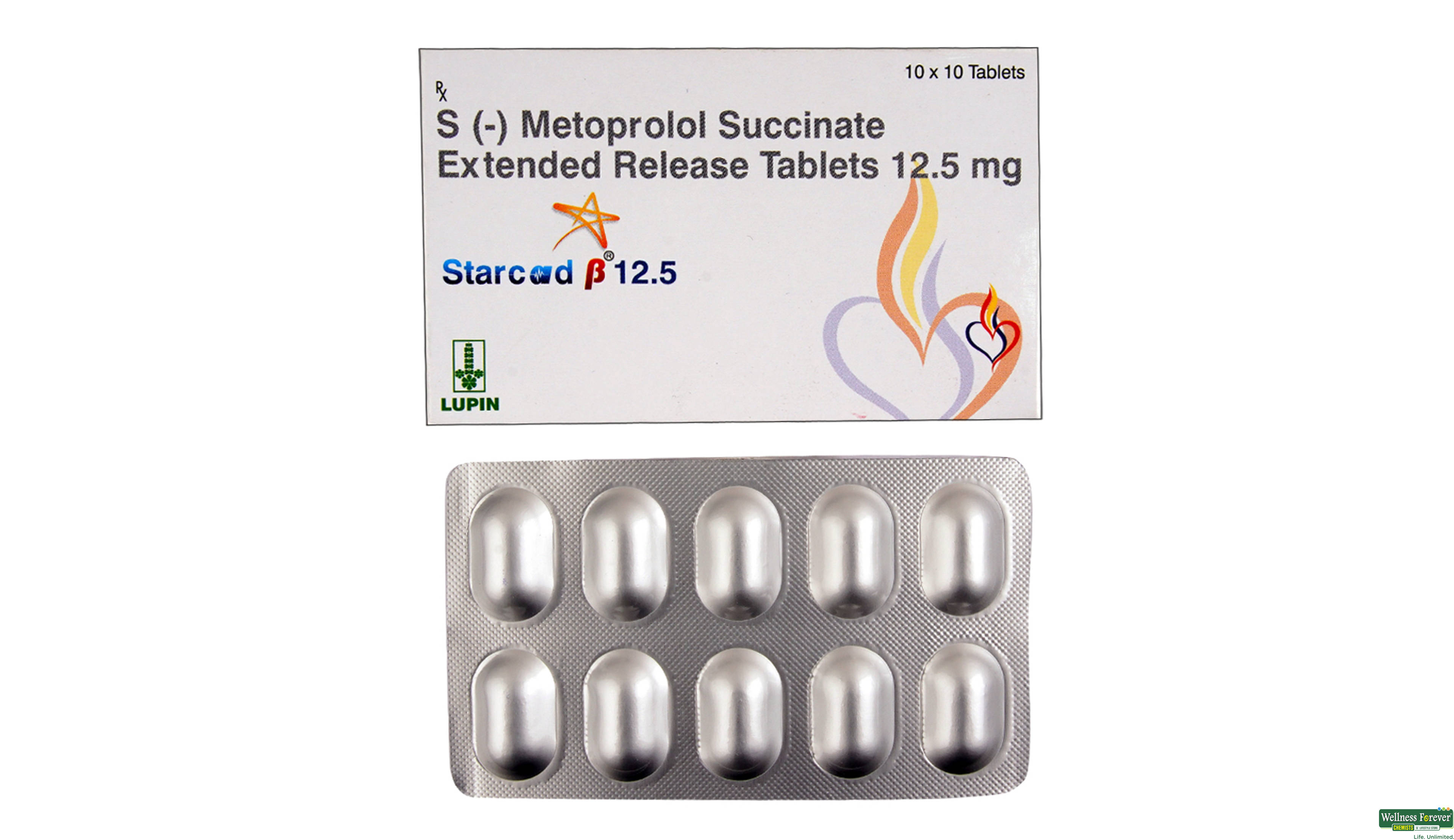 STARCAD-B-12.5MG 10TAB- 1, 10TAB, 