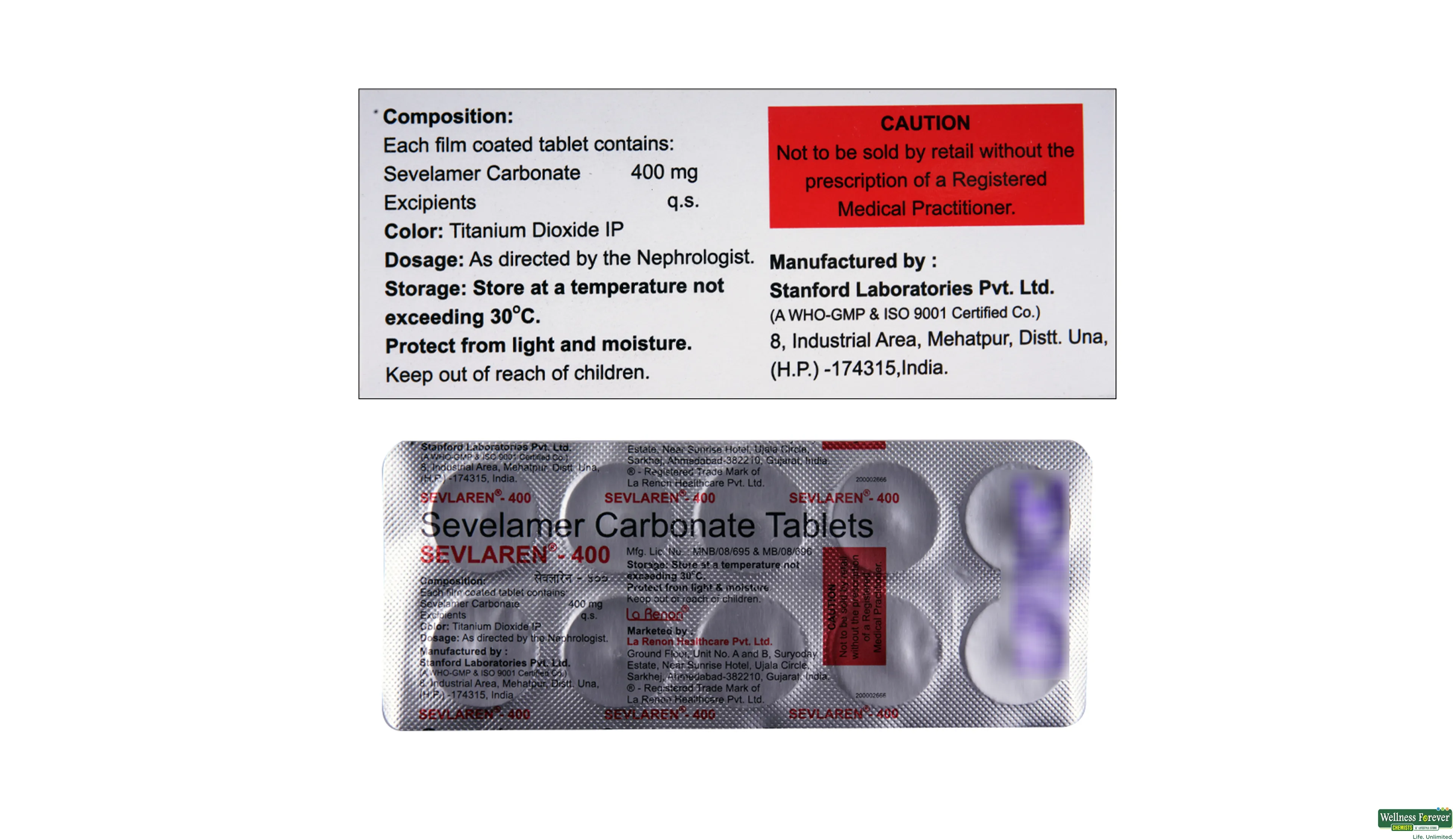 SEVLAREN 400MG 10TAB- 2, 10TAB, 