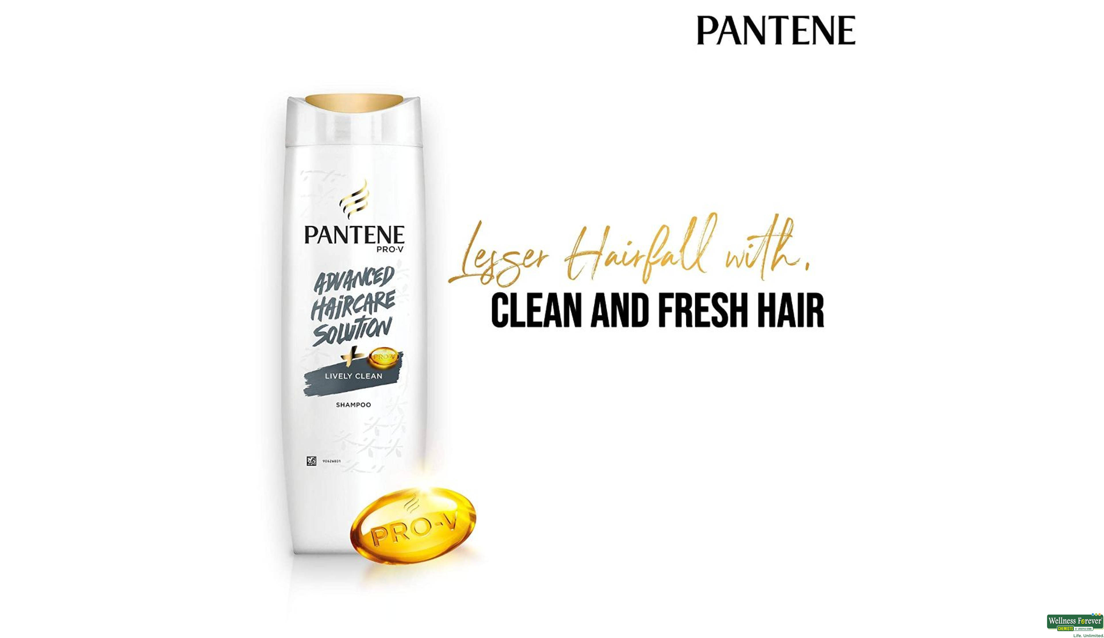 PANT SHMP LIVELY CLEAN 340ML- 3, 340ML, 