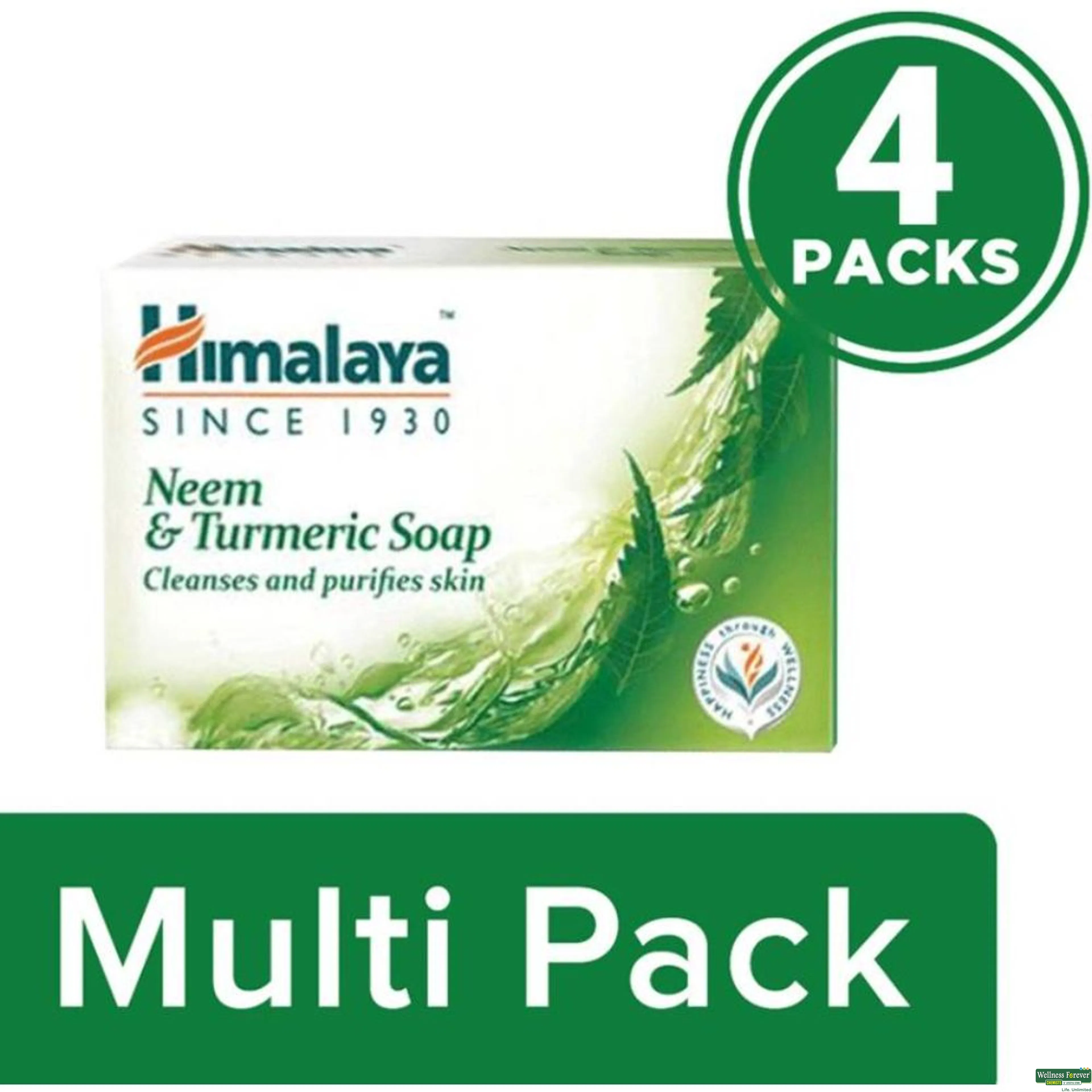 HIMA SOAP NEEM TURMERIC 4X125GM-image