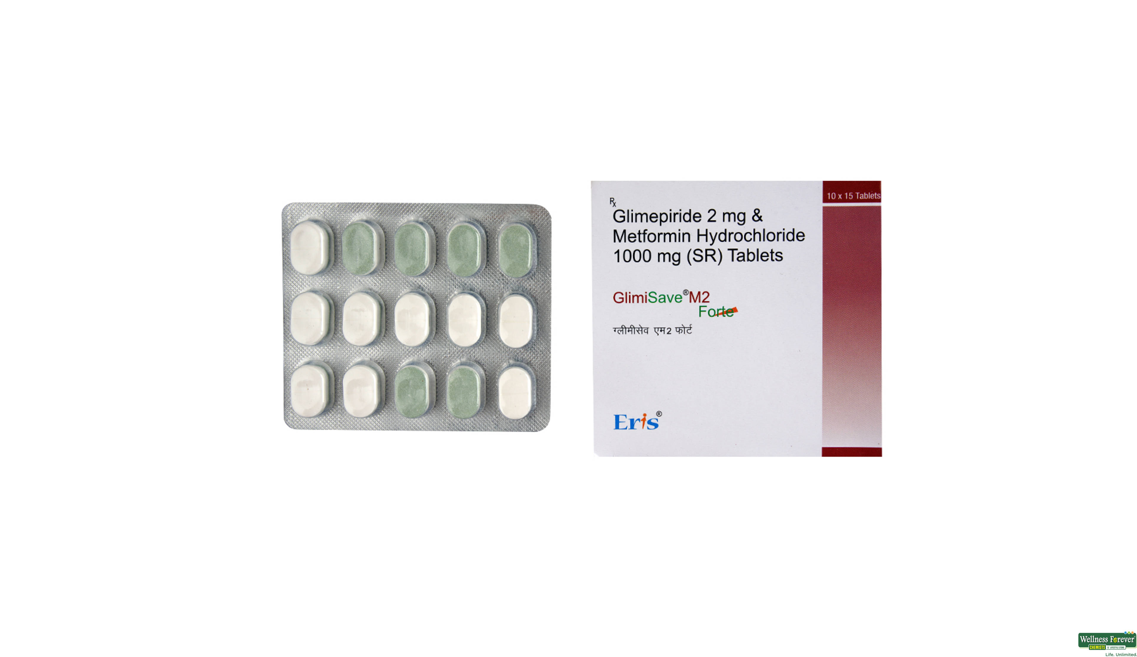 GLIMISAVE-M2 FORTE 15TAB- 1, 15TAB, 
