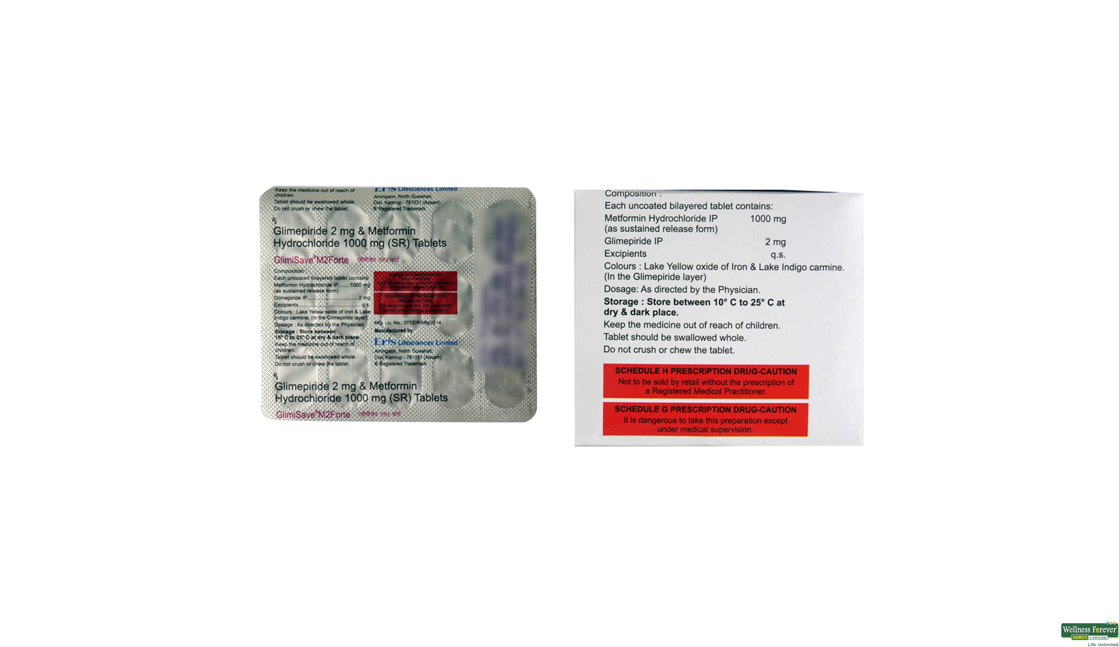 GLIMISAVE-M2 FORTE 15TAB- 2, 15TAB, 