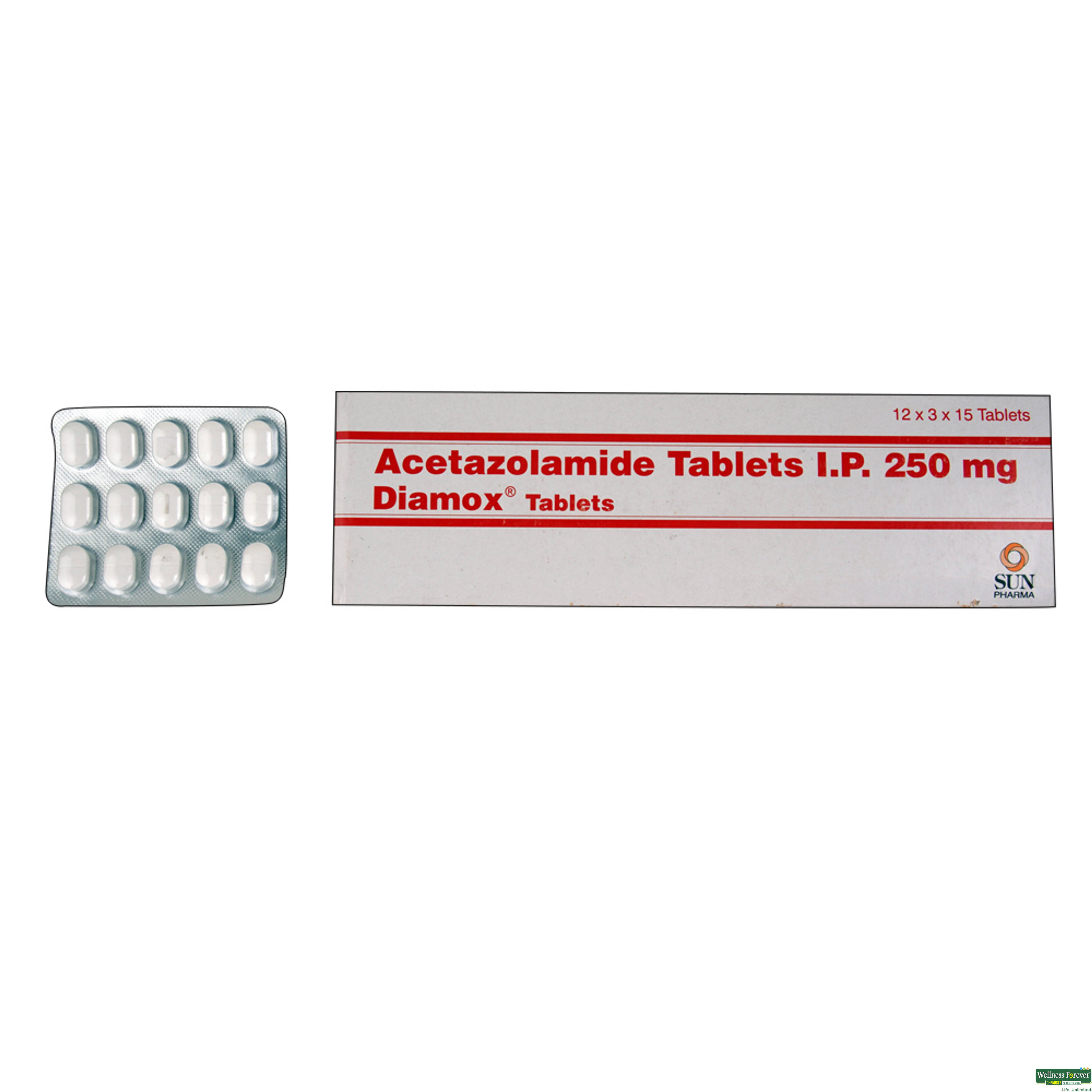 DIAMOX 250MG 15TAB-image