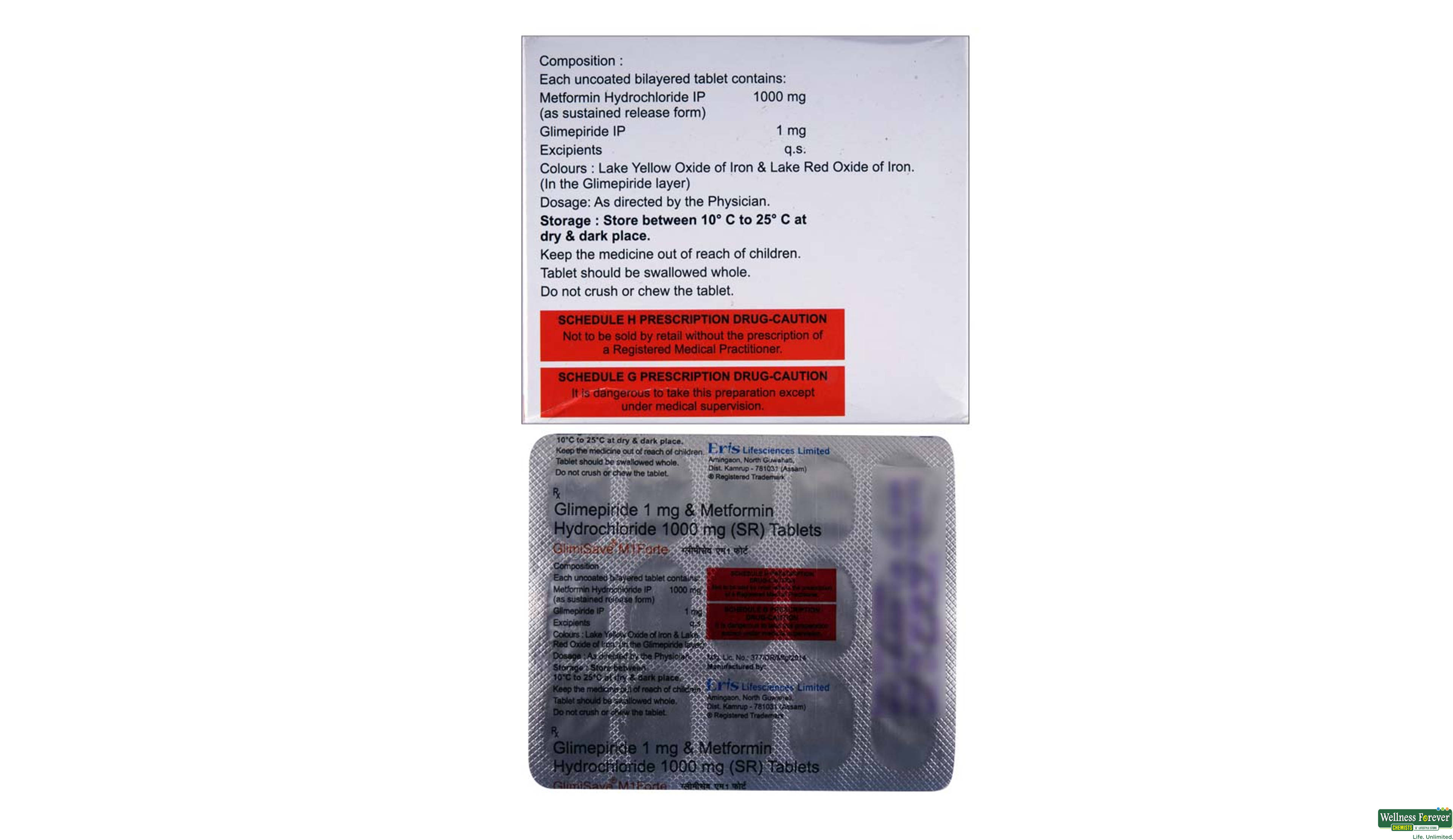 GLIMISAVE-M1 FORTE 15TAB- 2, 15TAB, 