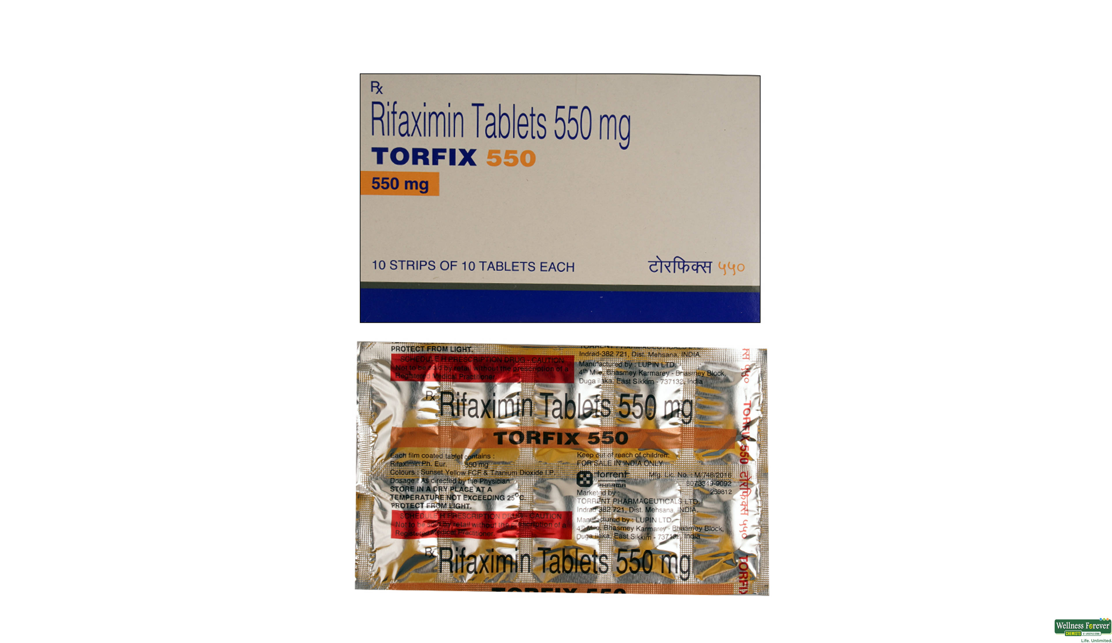 TORFIX 550MG 10TAB- 1, 10TAB, 