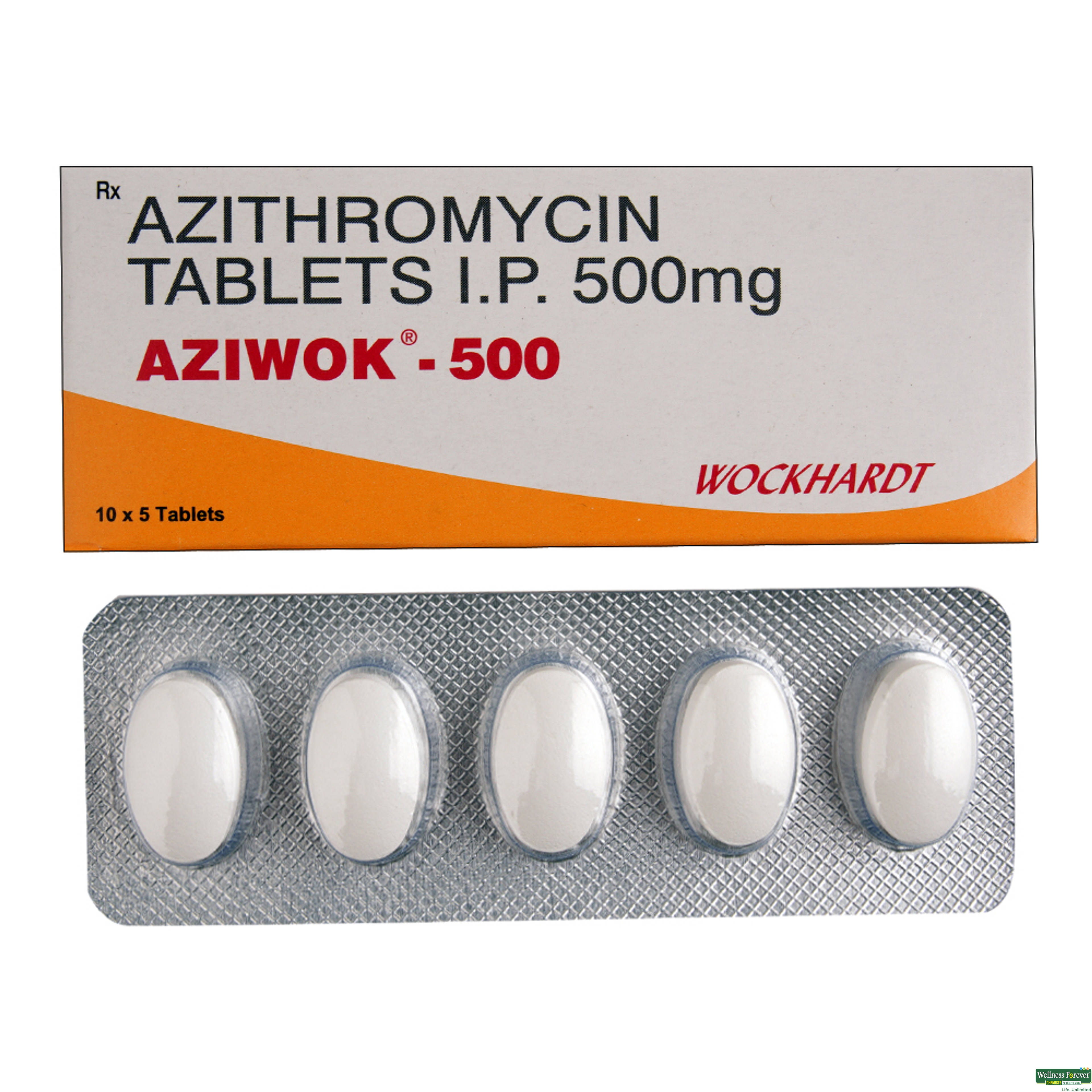 AZIWOK 500MG 5TAB-image