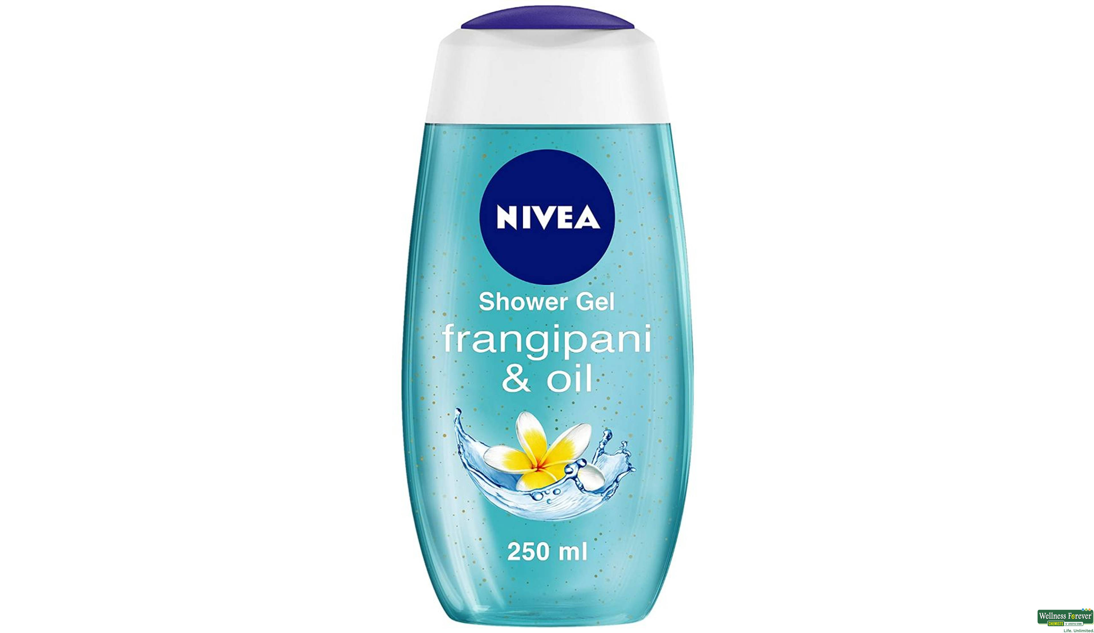 NIVEA S/GEL FRANGIPANI OIL 250ML- 1, 250ML, 