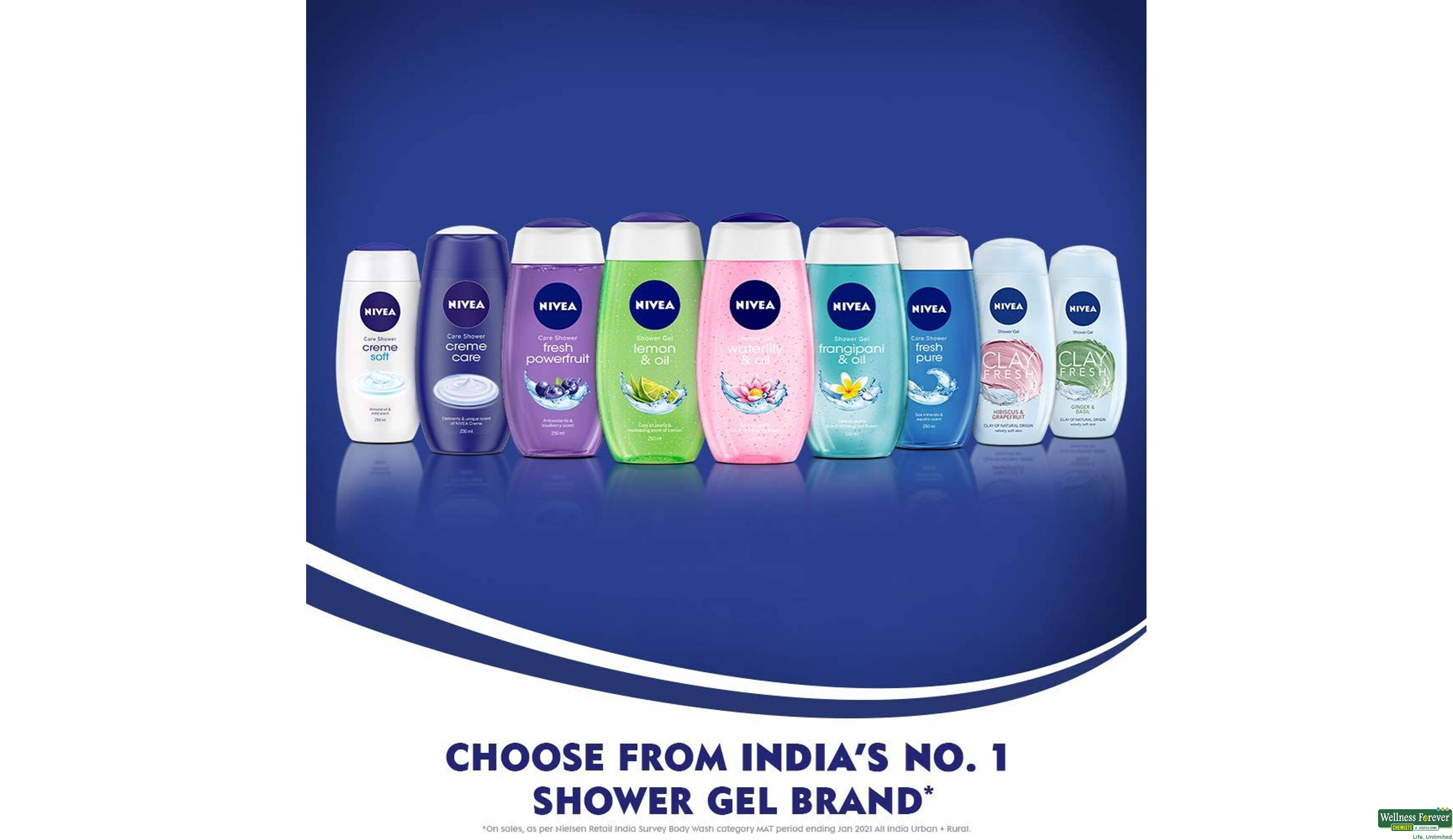 NIVEA S/GEL FRANGIPANI OIL 250ML- 5, 250ML, 