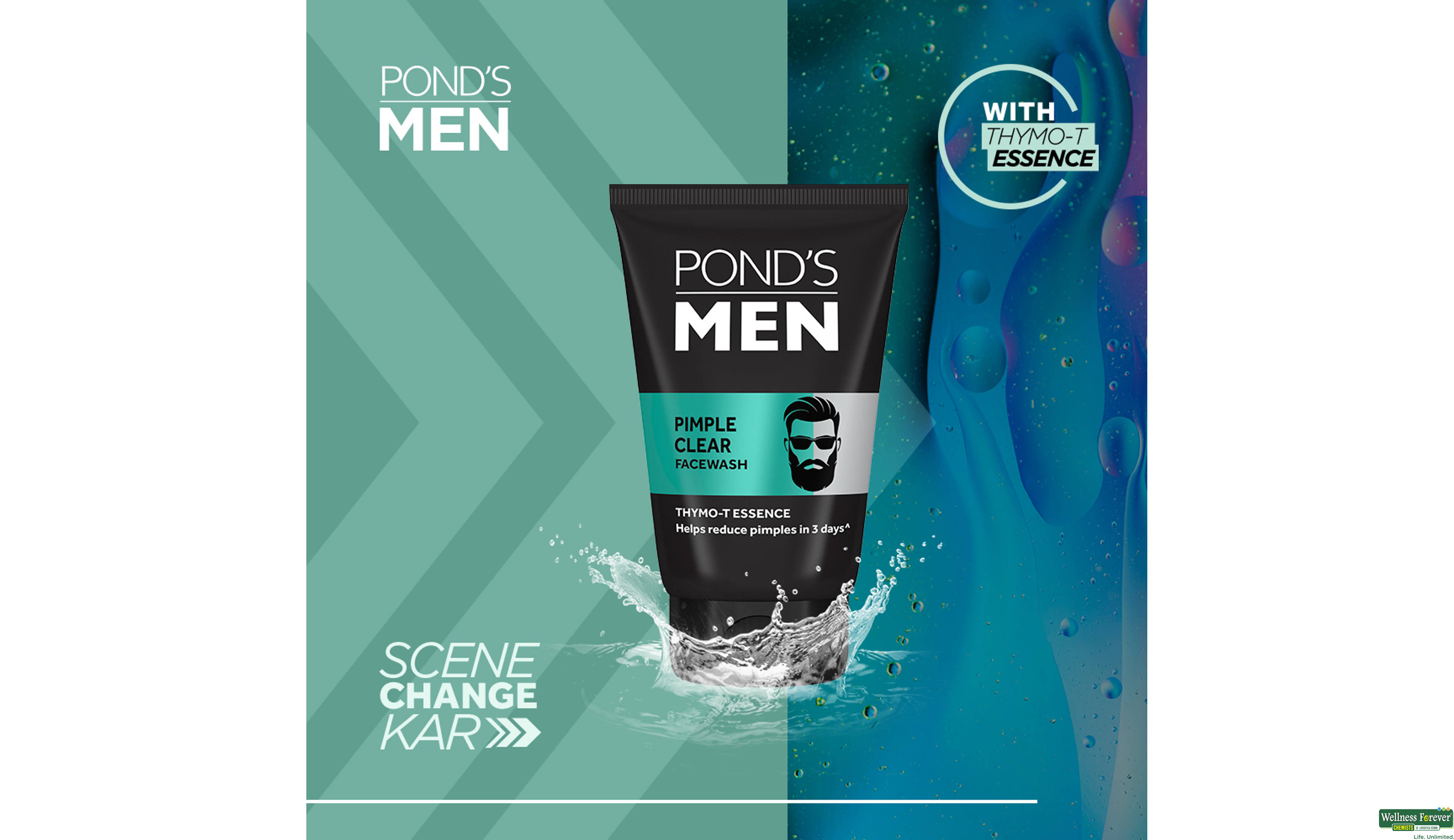 PONDS F/WASH MEN OIL CONTROL 50ML- 6, 50ML, 