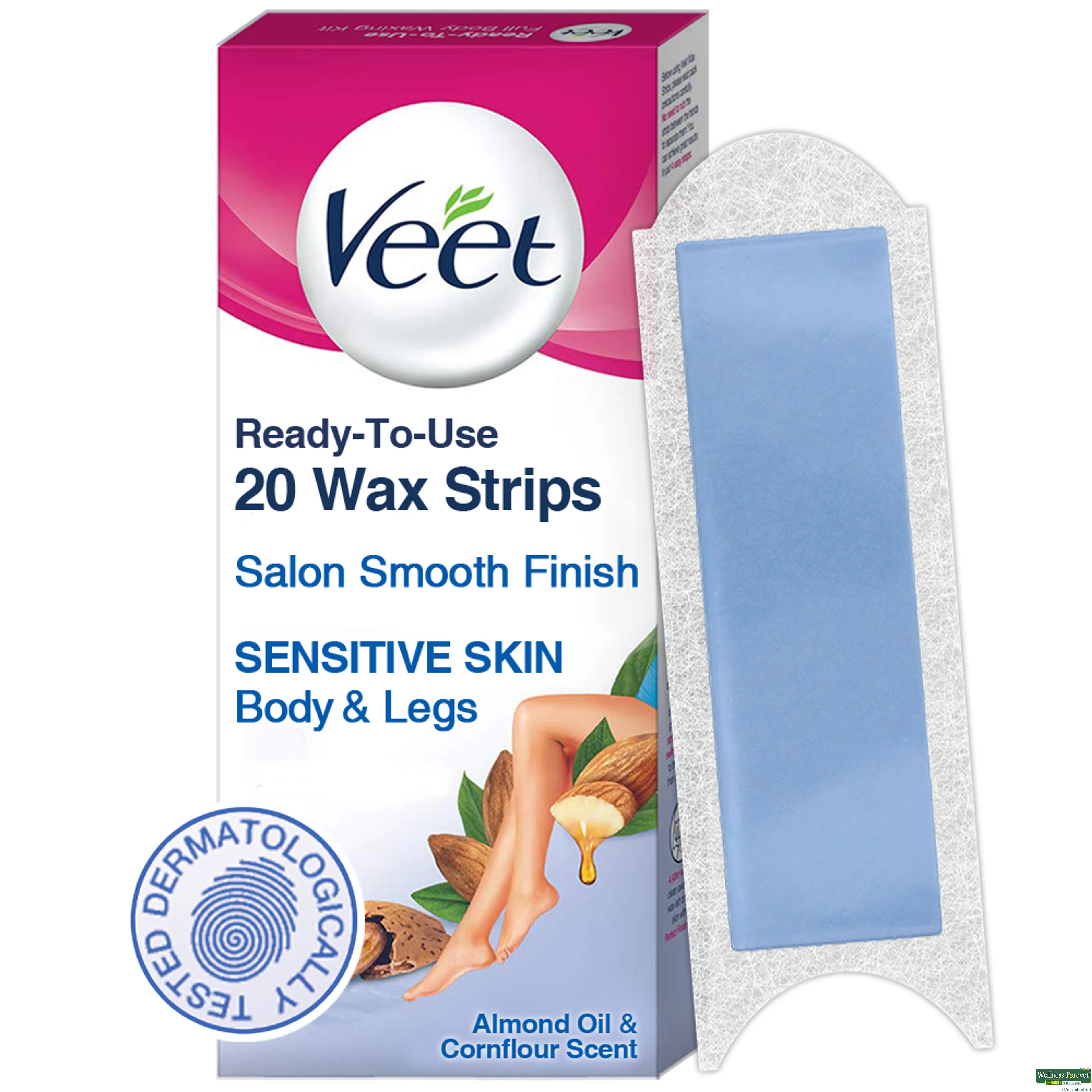 VEET WAX STRIP FULL BODY SENSITIVE 20PC-image