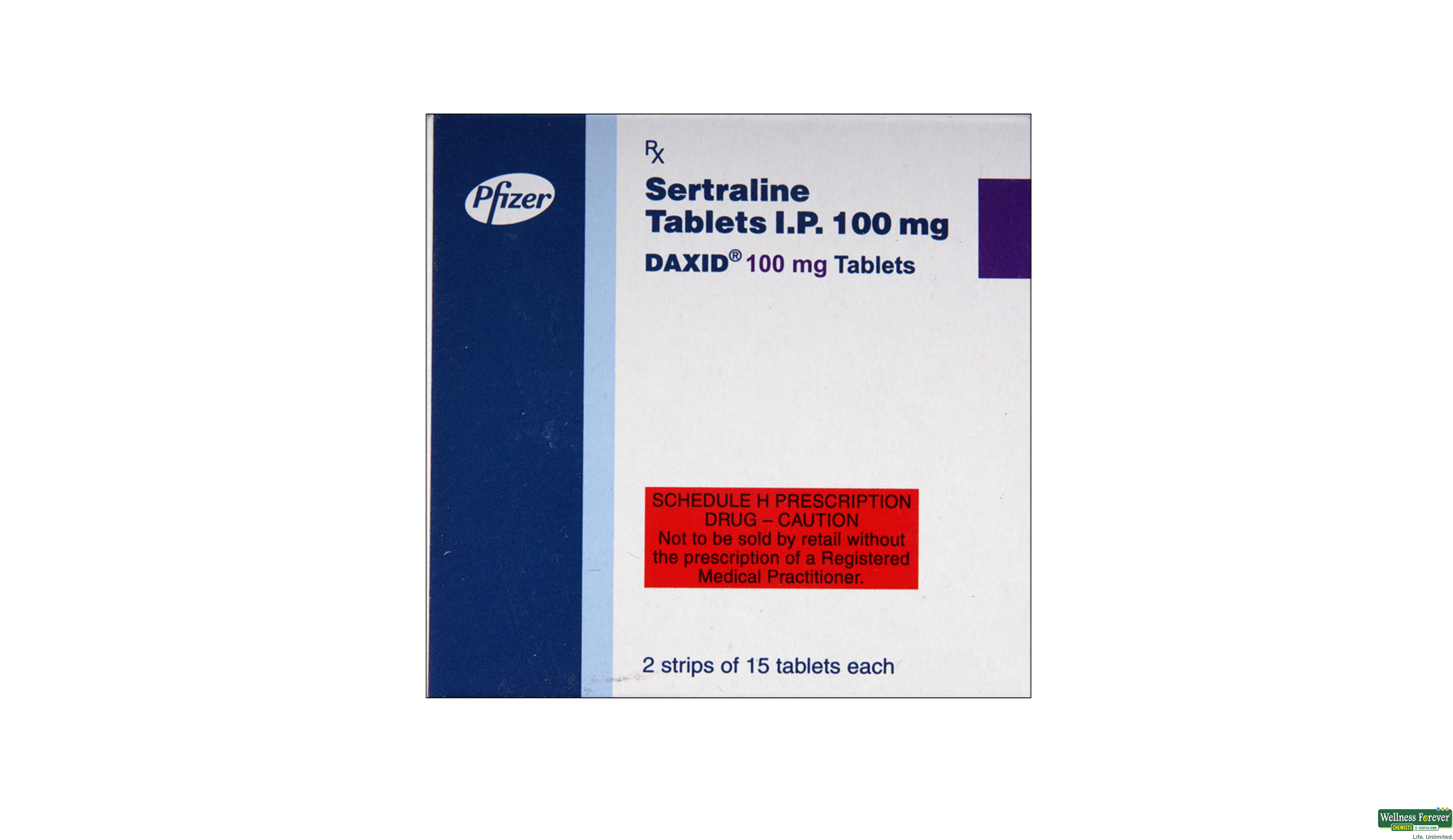 DAXID 100MG 15TAB- 1, 15TAB, 