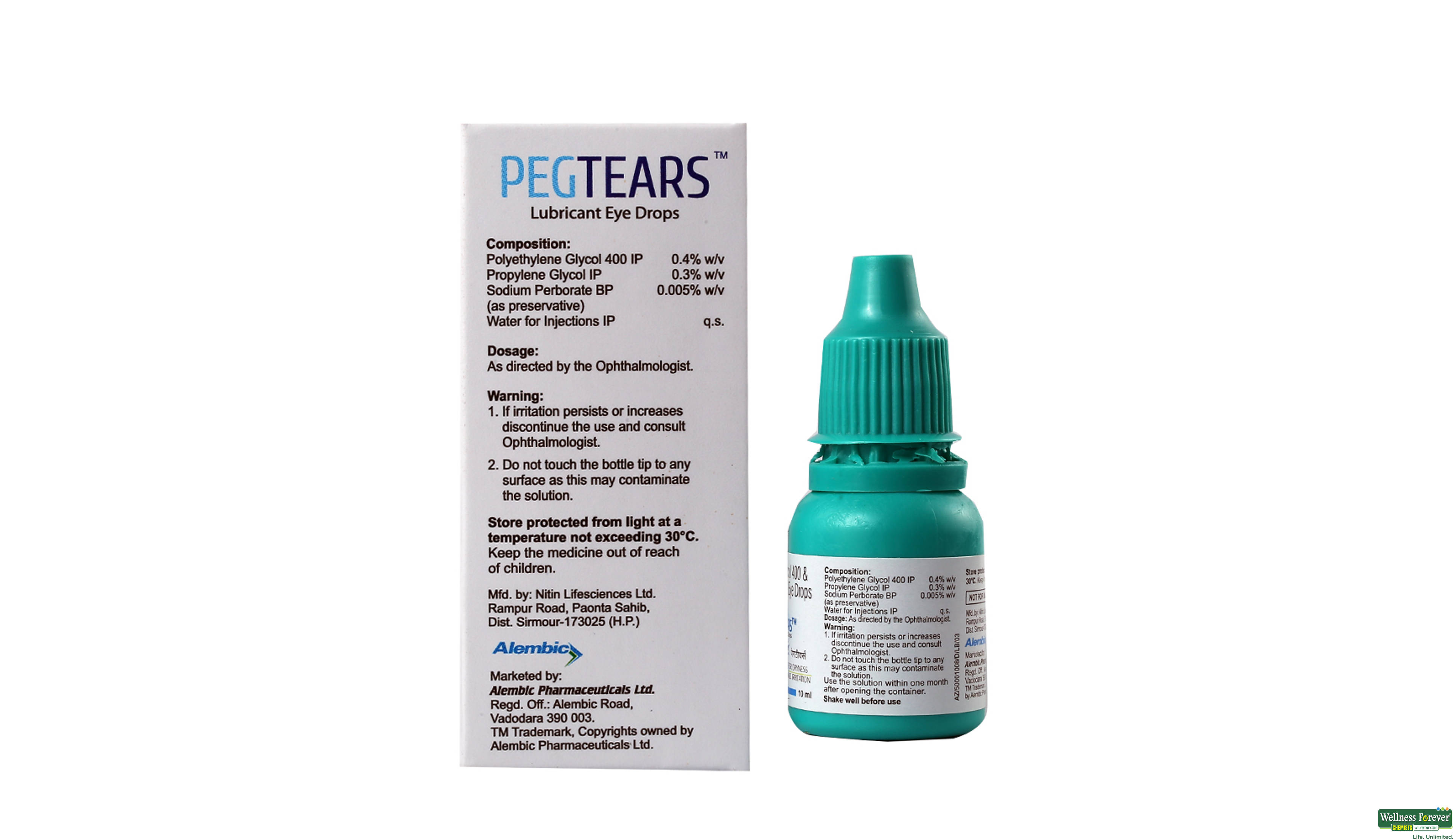 PEGTEARS LUBRICANT E/DROP 10ML- 2, 10ML, 