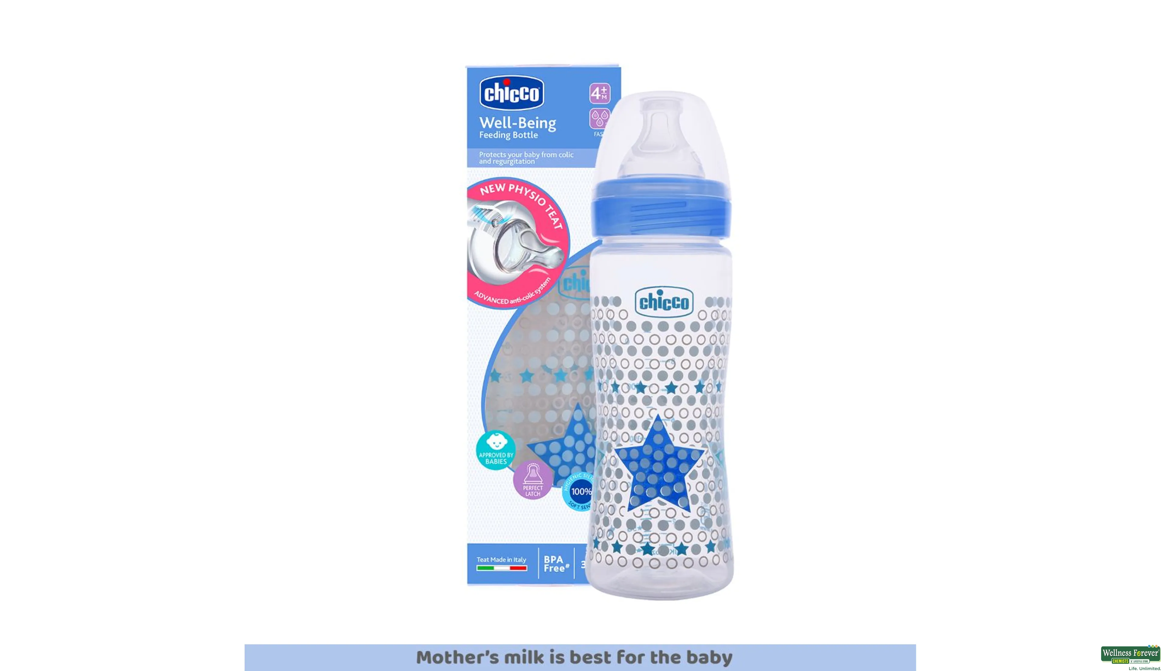 Buy Chicco Feeding Bottle, 330 ml Online at Best Prices