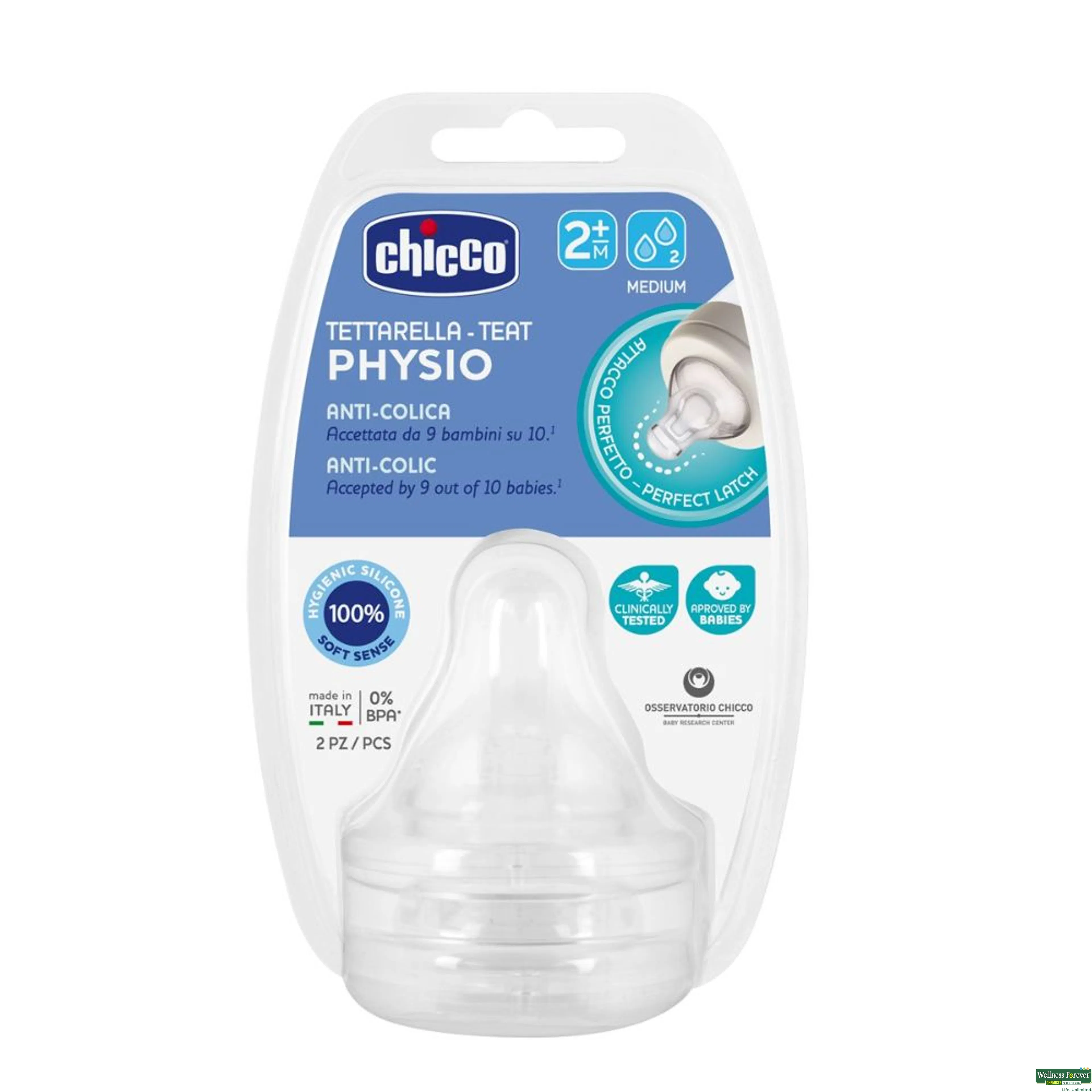 CHICCO NIPPLE 2M+2PC-318782-image