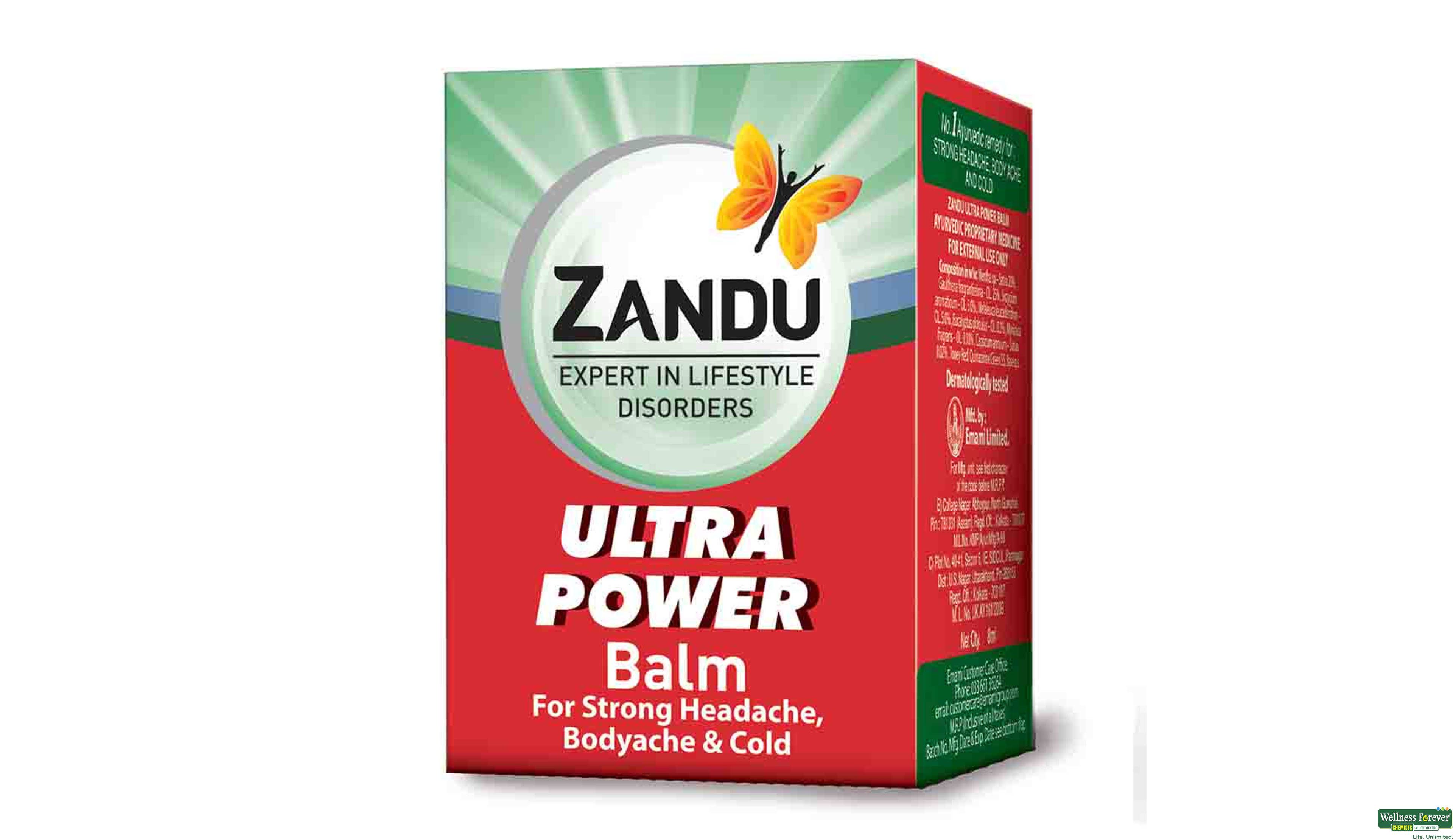 ZANDU BALM ULTRA POWER 8ML- 1, 8ML, null