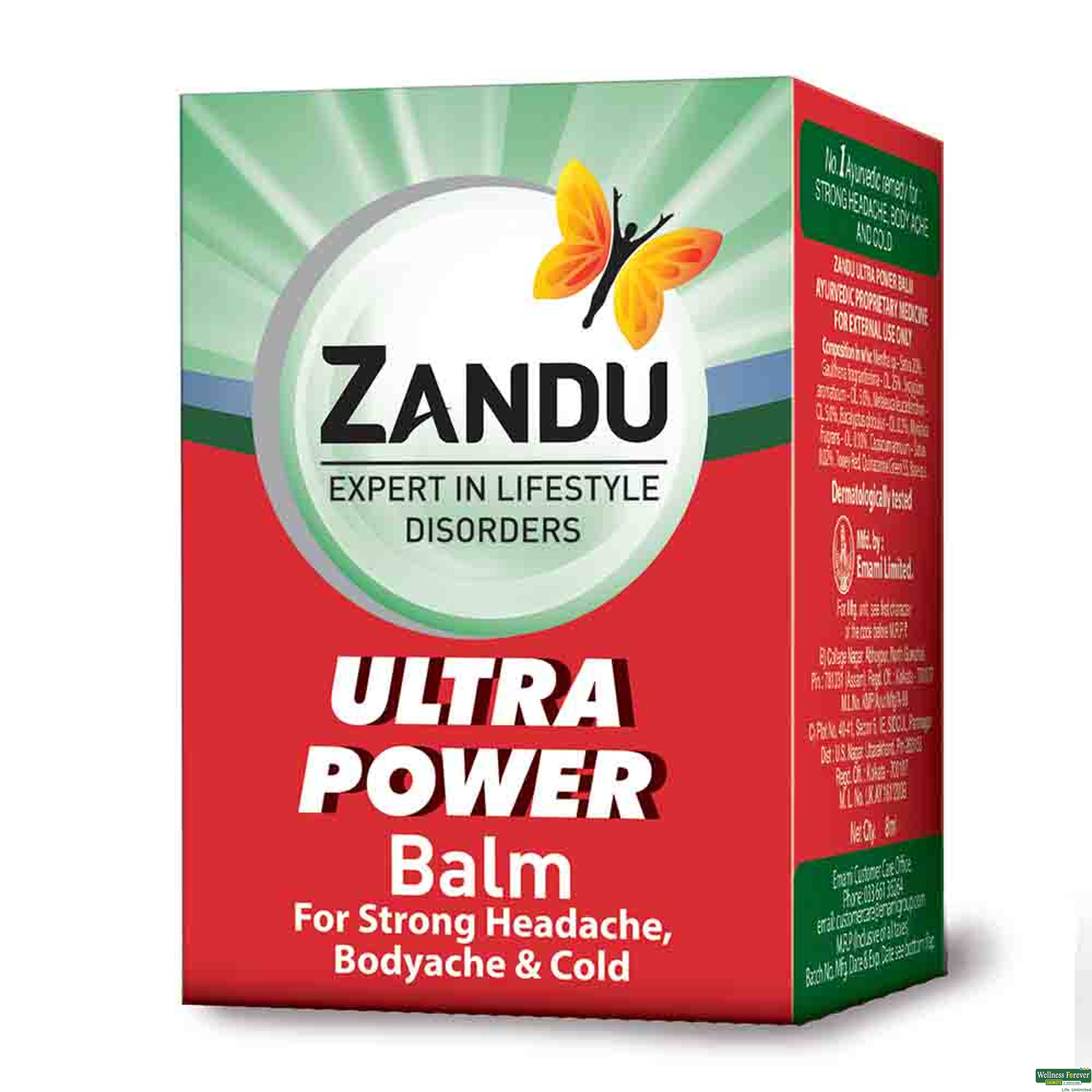 Zandu Ultra Power Balm 8ml-image