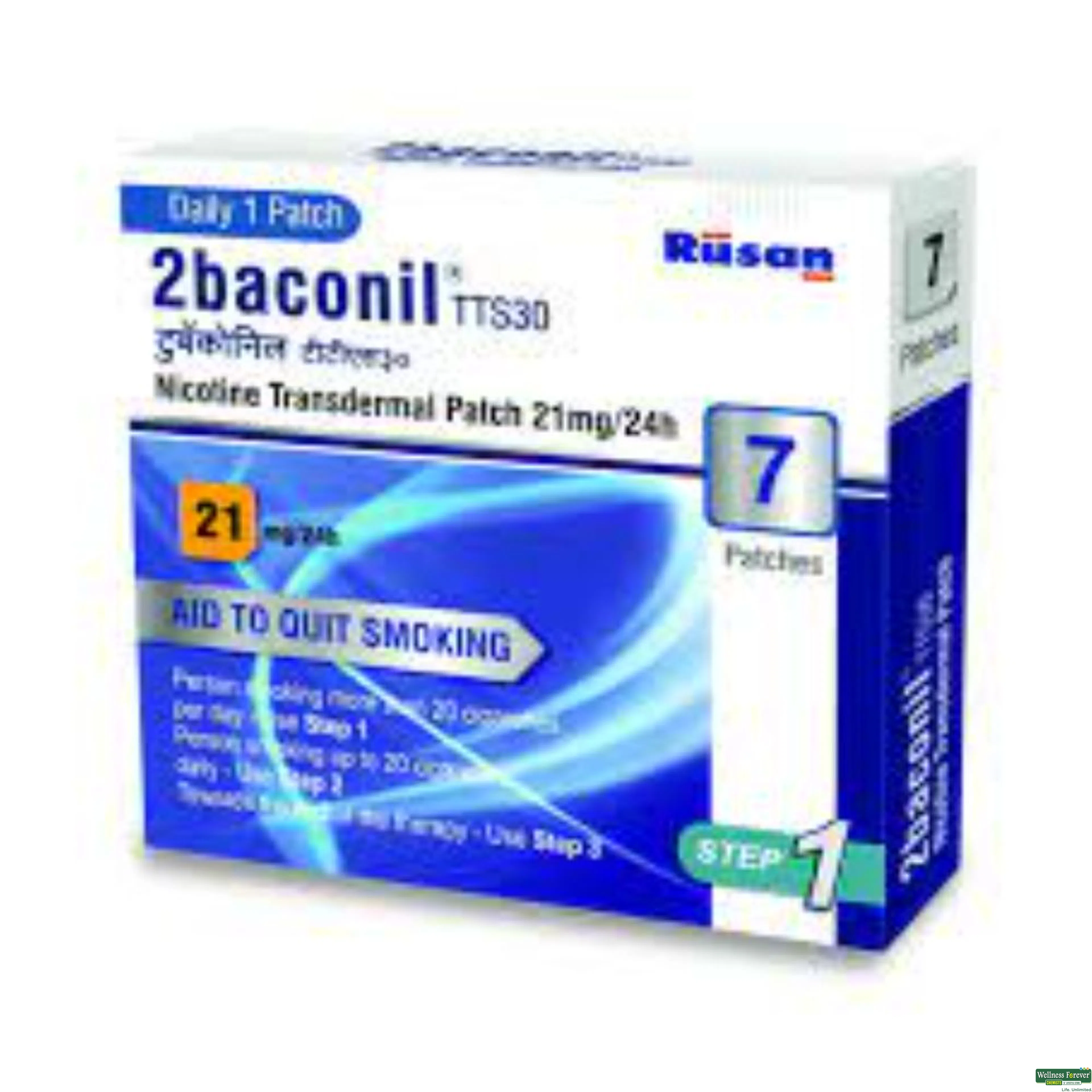 2BACONIL-TTS30 21MG PATCH 7PC-image