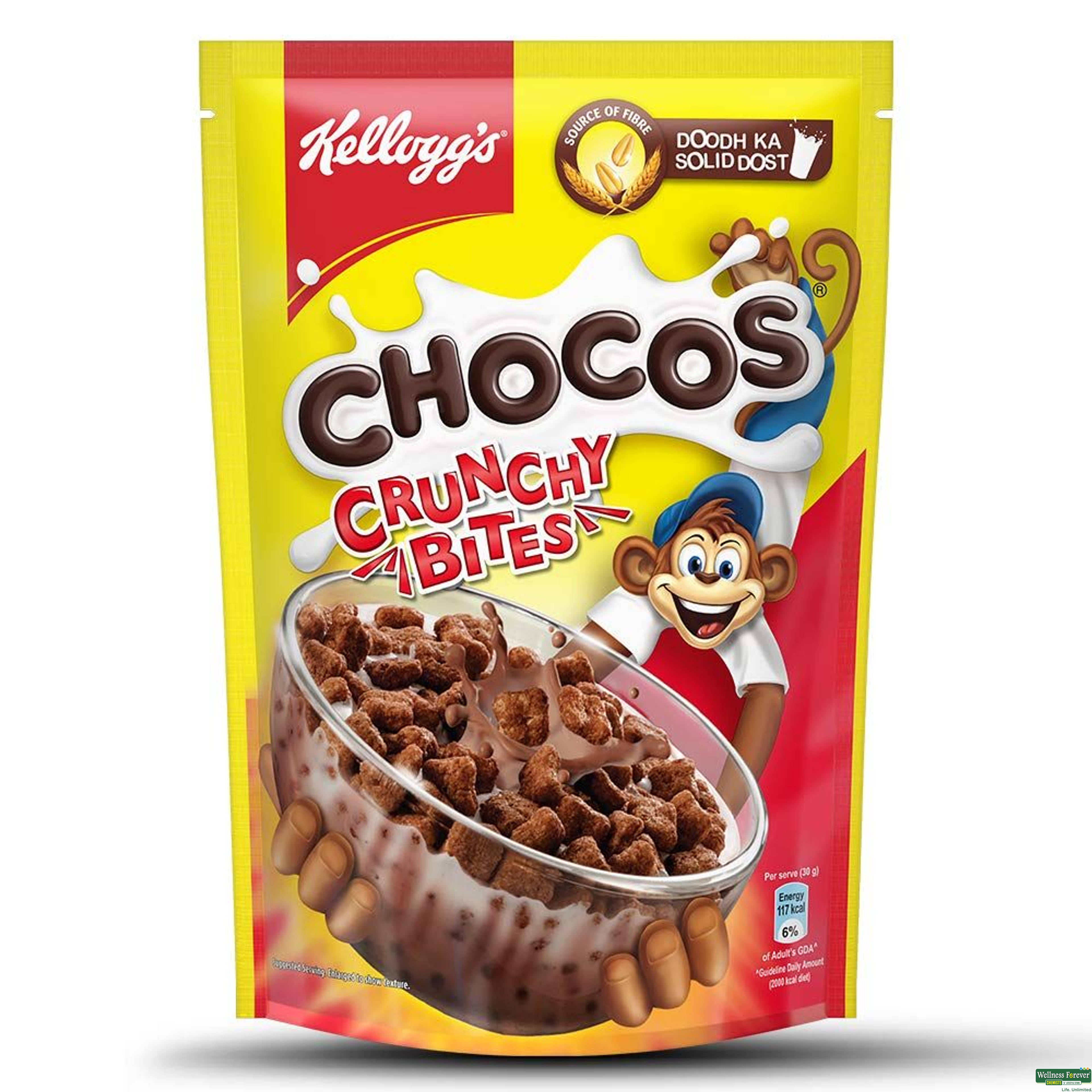 KELL CORNFLAKE CHOCO CRUNCHY BITES 375GM-image