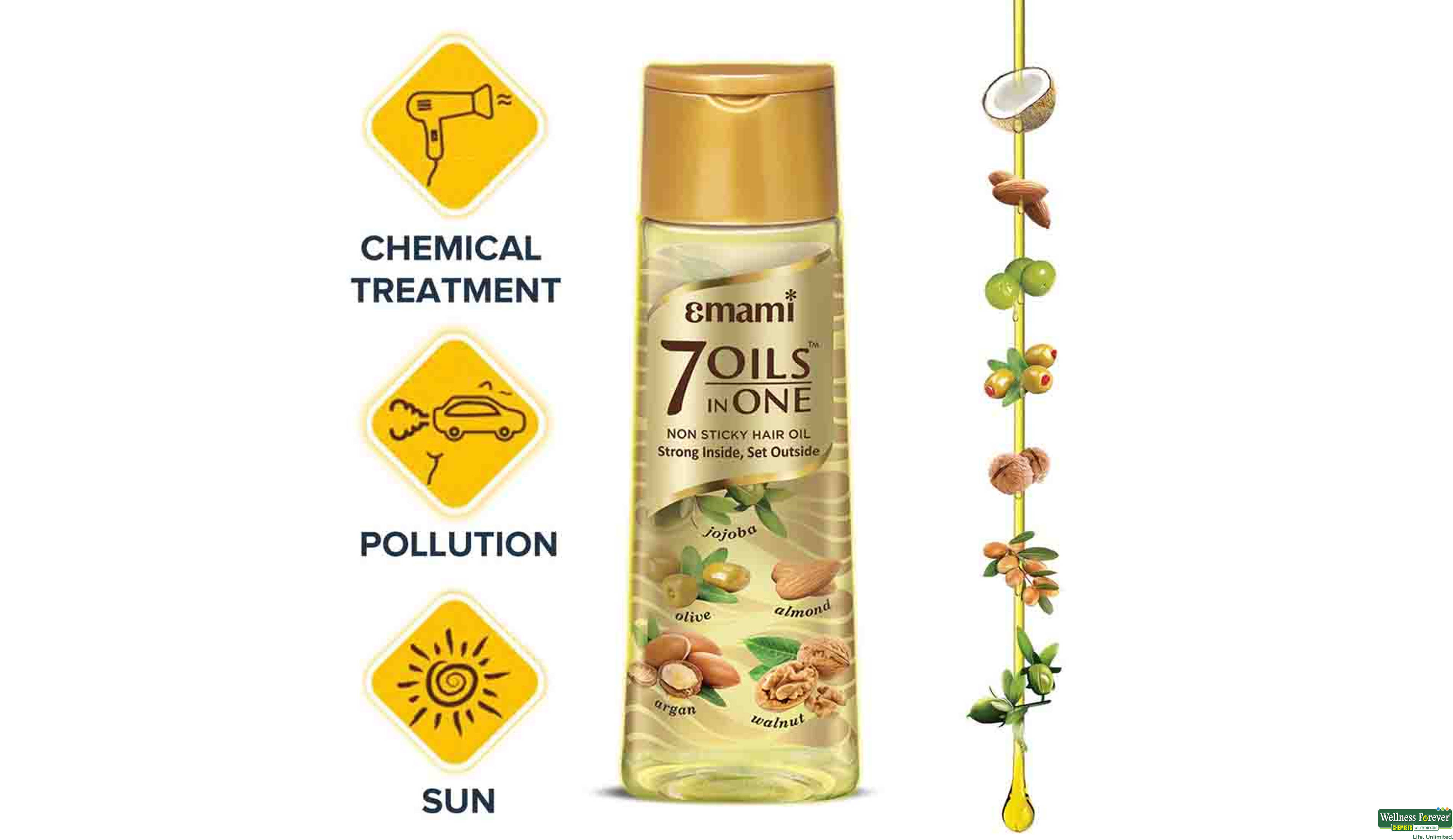 EMAMI HR/OIL 7IN1 DAMAGE CONTROL 100ML- 4, 100ML, 