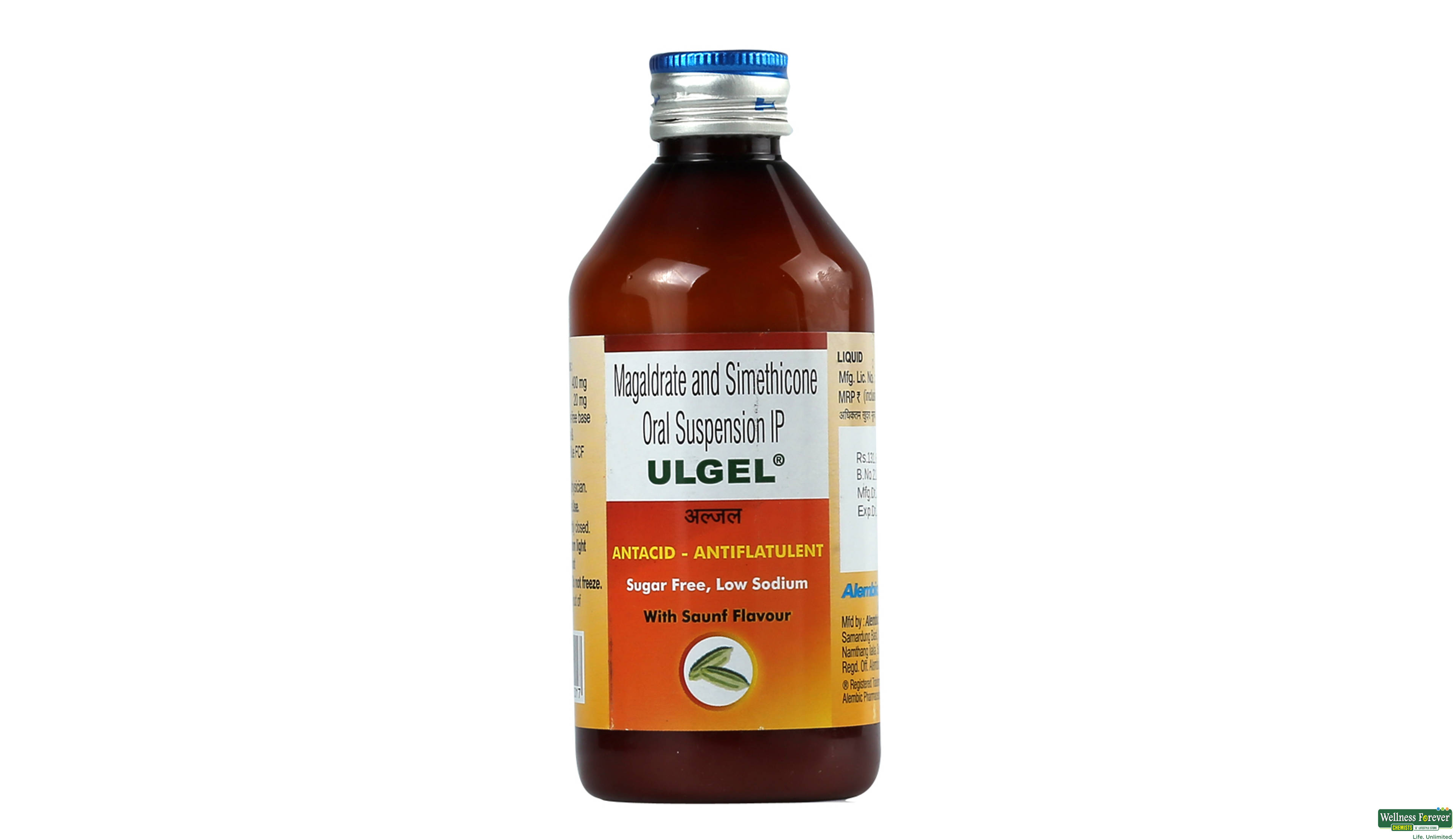 ULGEL-SAUNF SYP 200ML- 1, 200ML, 