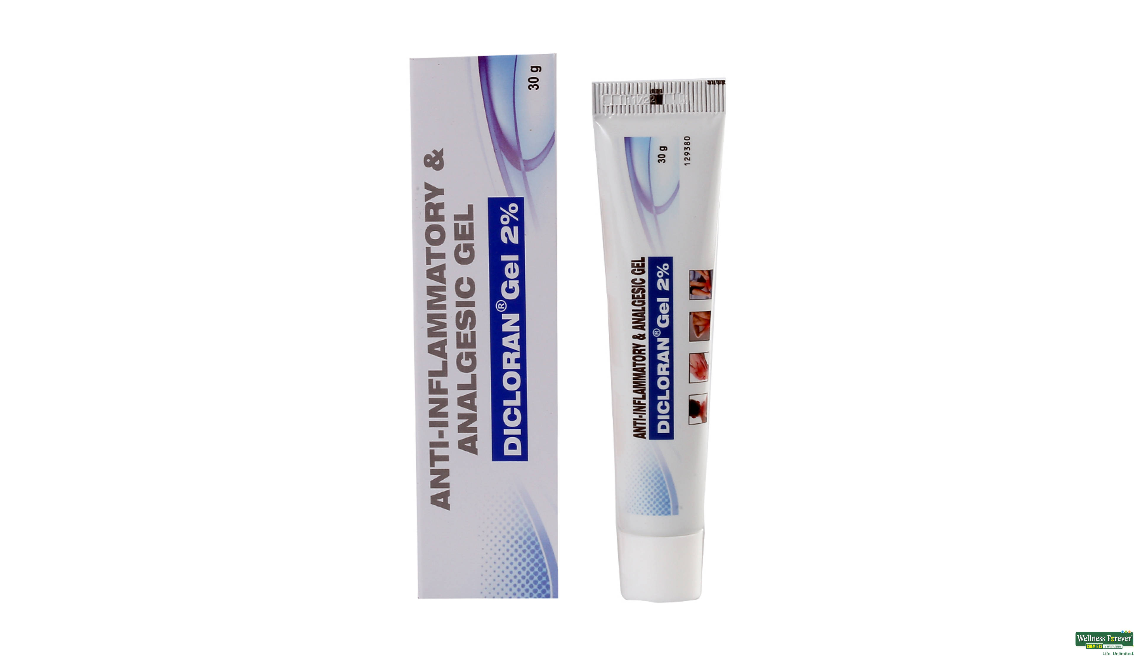 DICLORAN 2% GEL 30GM- 1, 30GM, 