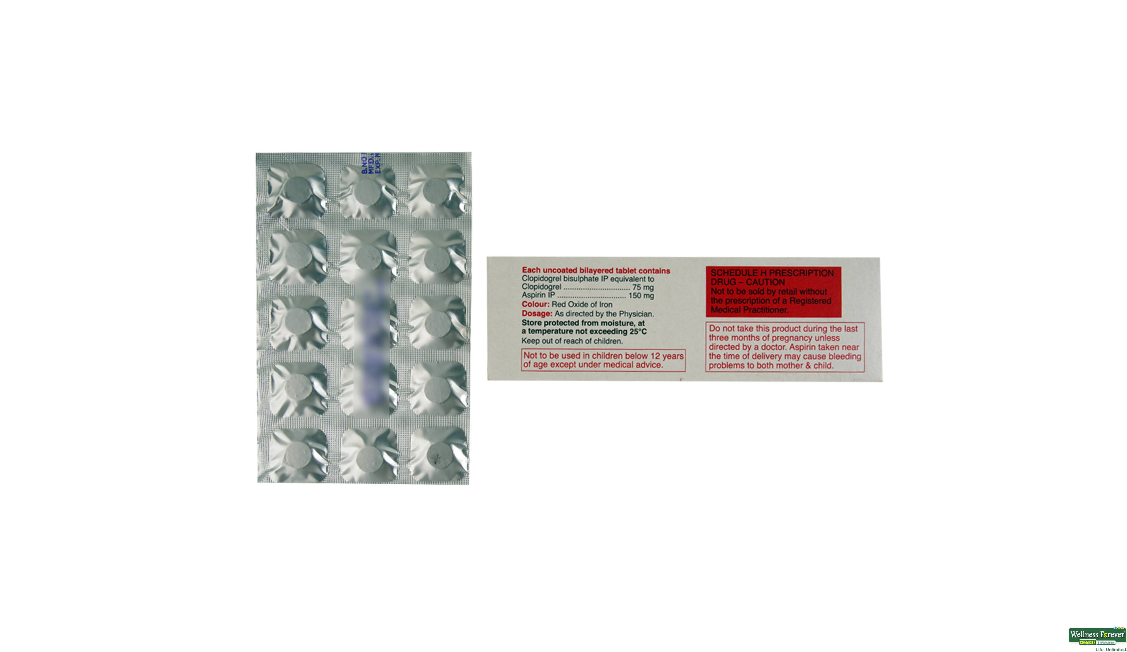 CLOPIVAS-AP 150MG 15TAB- 2, 15TAB, 