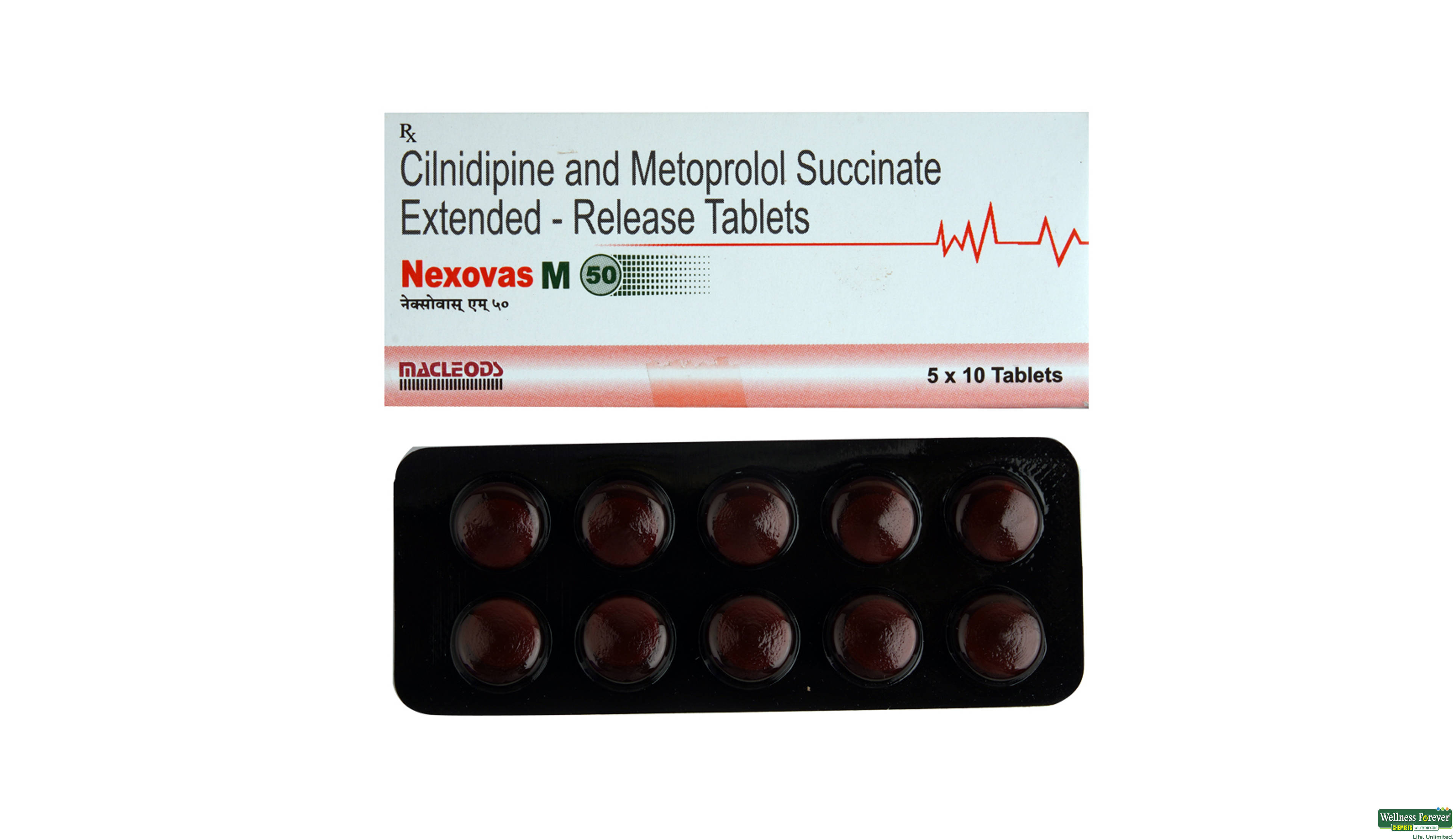 NEXOVAS-M 50MG 10TAB- 1, 10TAB, 