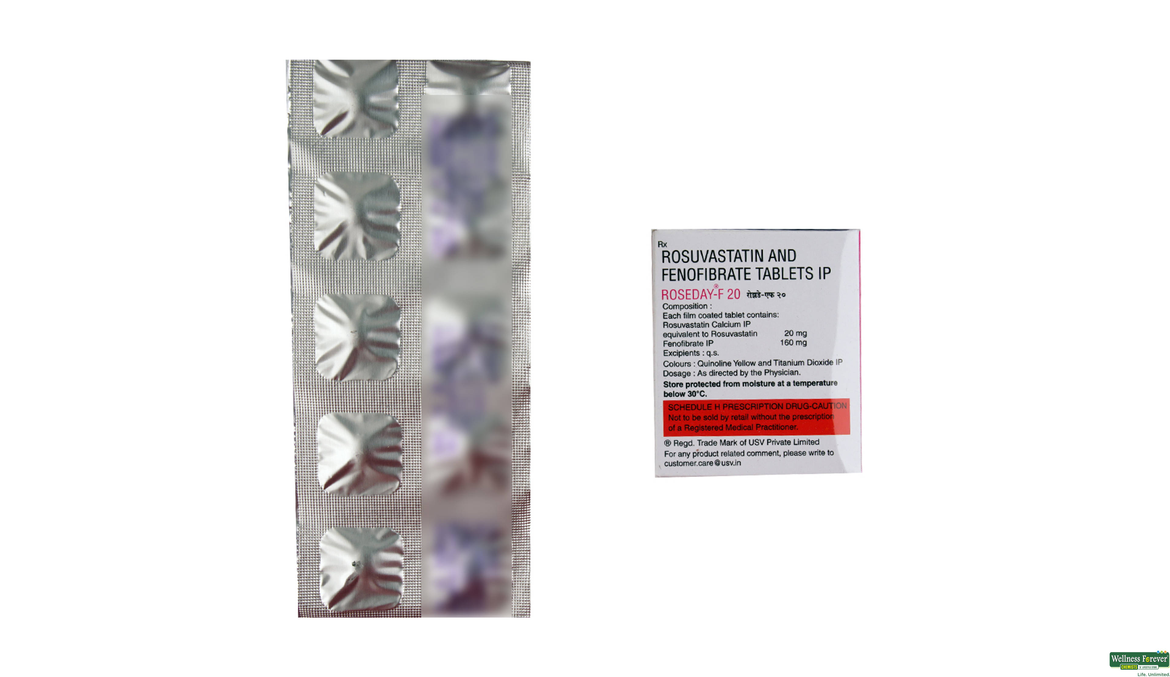 ROSEDAY-F 20MG 10TAB- 2, 10TAB, 