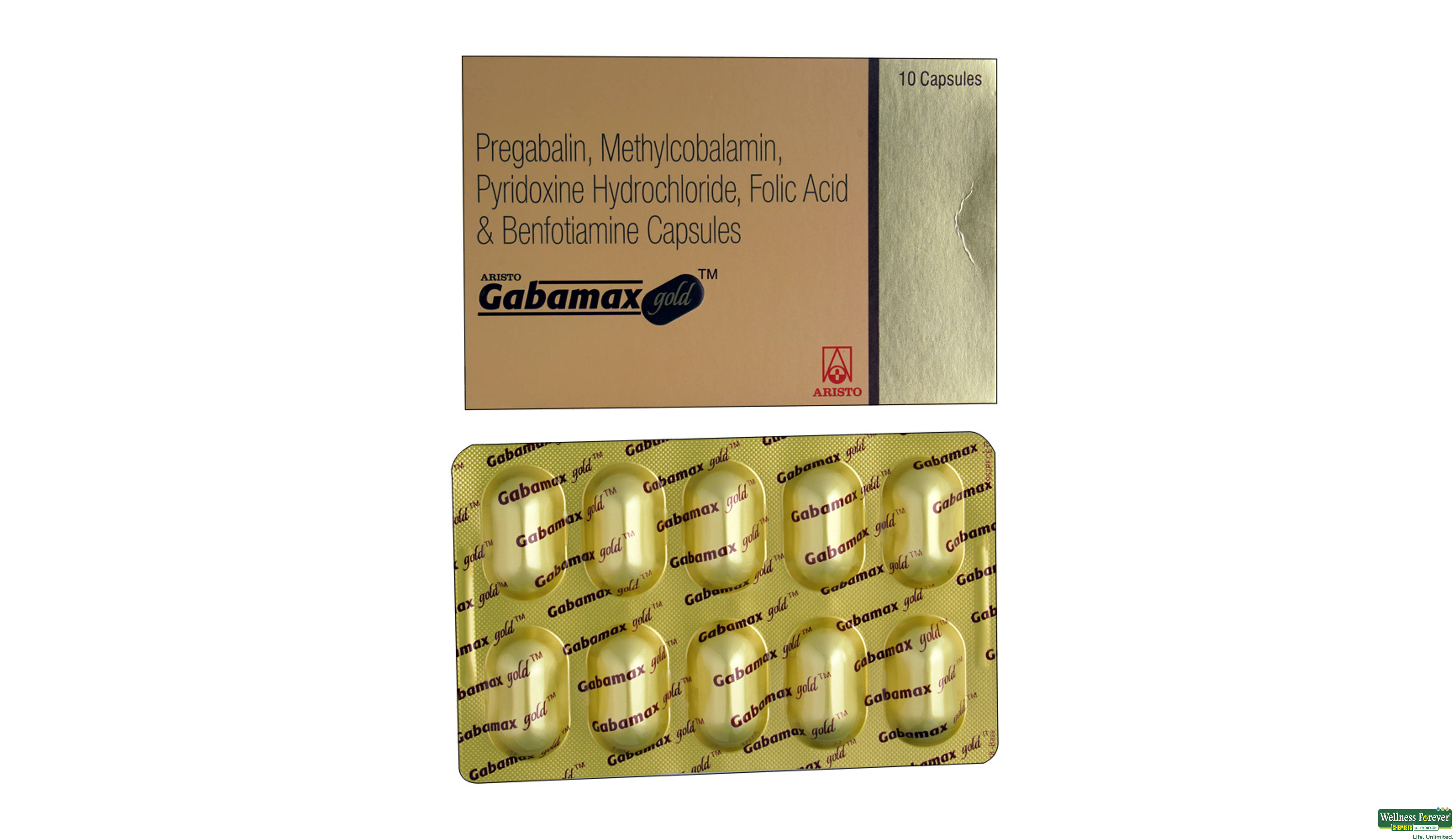 GABAMAX-GOLD 10CAP- 1, 10CAP, 