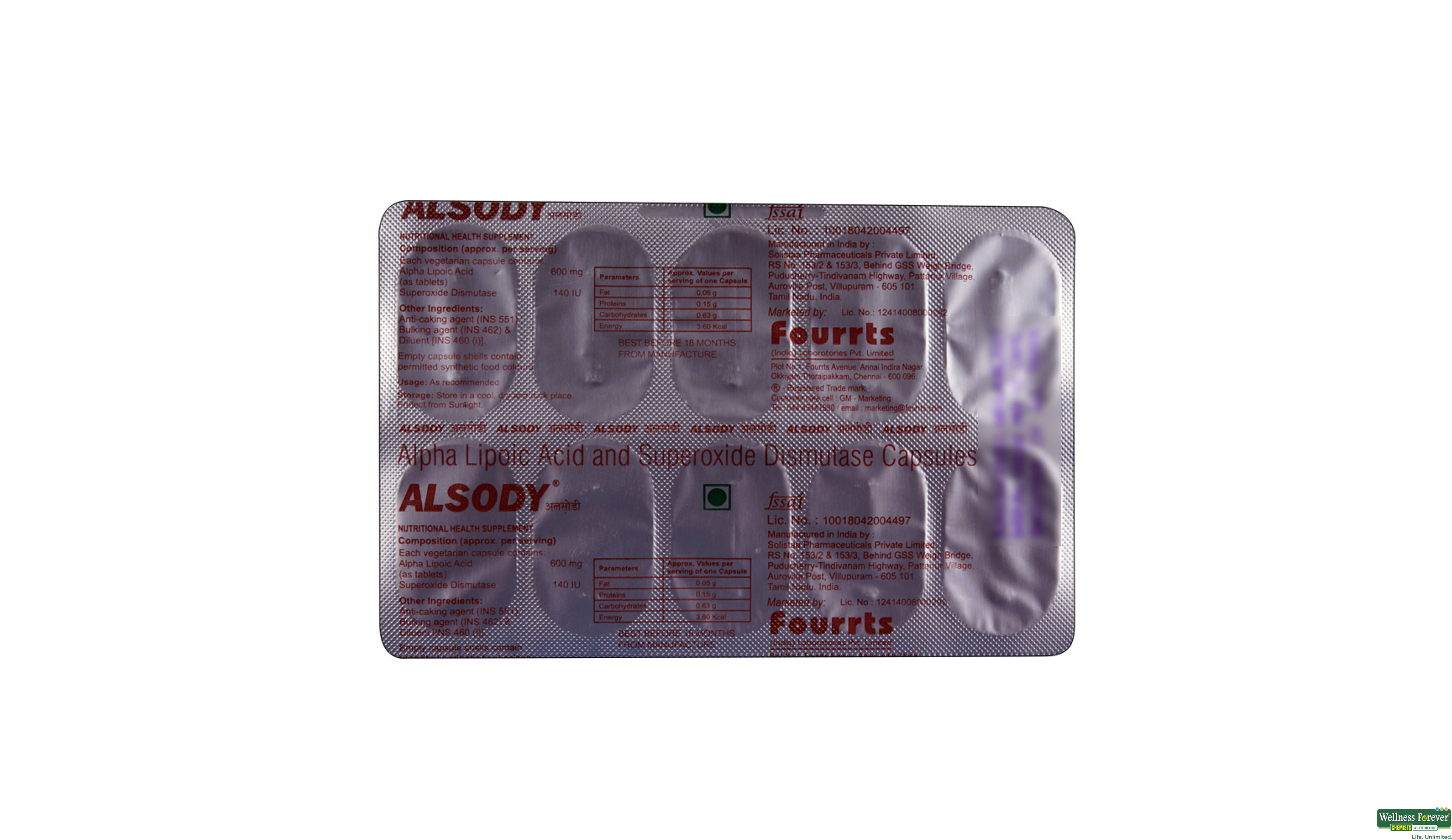 ALSODY 10CAP- 2, 10CAP, 