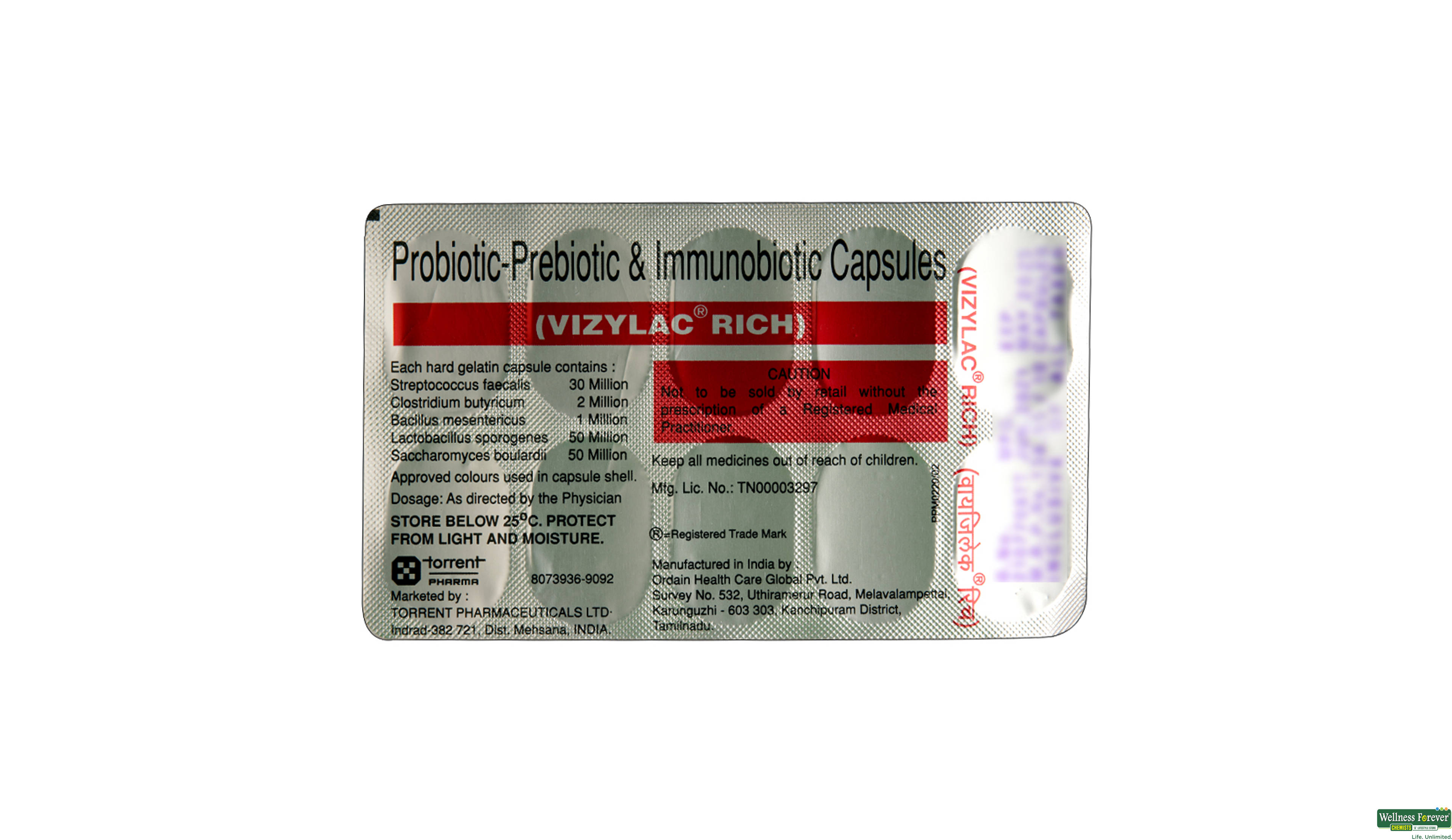 VIZYLAC-RICH 10CAP- 2, 10CAP, 