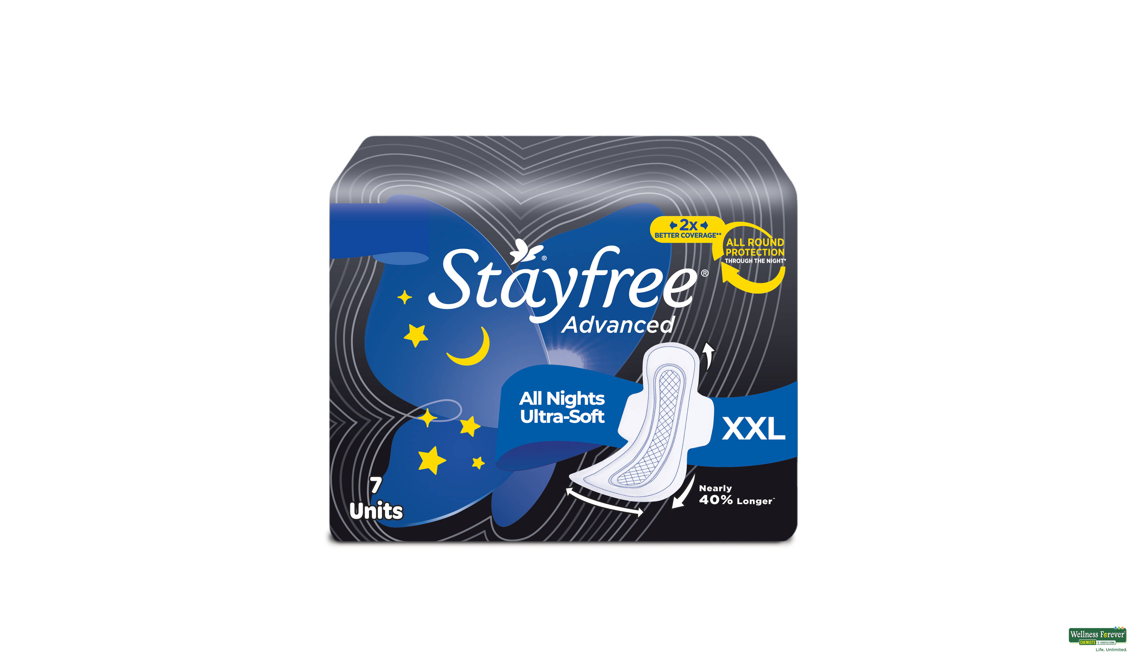 STAYFREE SA/PADS ADVANCE ULTRA XL 7PC- 1, 7PC, 