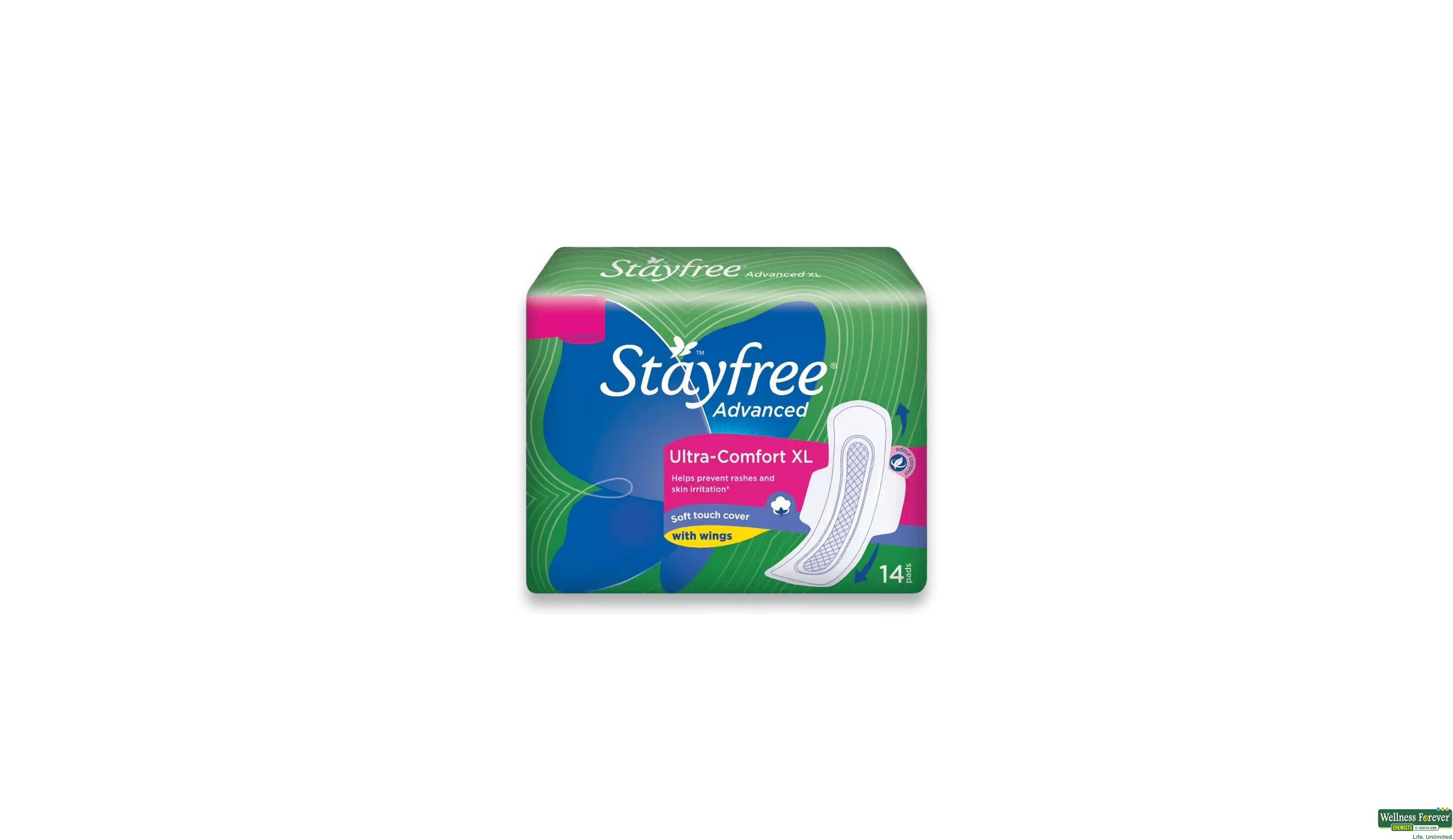 STAYFREE SA/PADS ADVANCE ULTRA XL 14PC- 1, 14PC, 