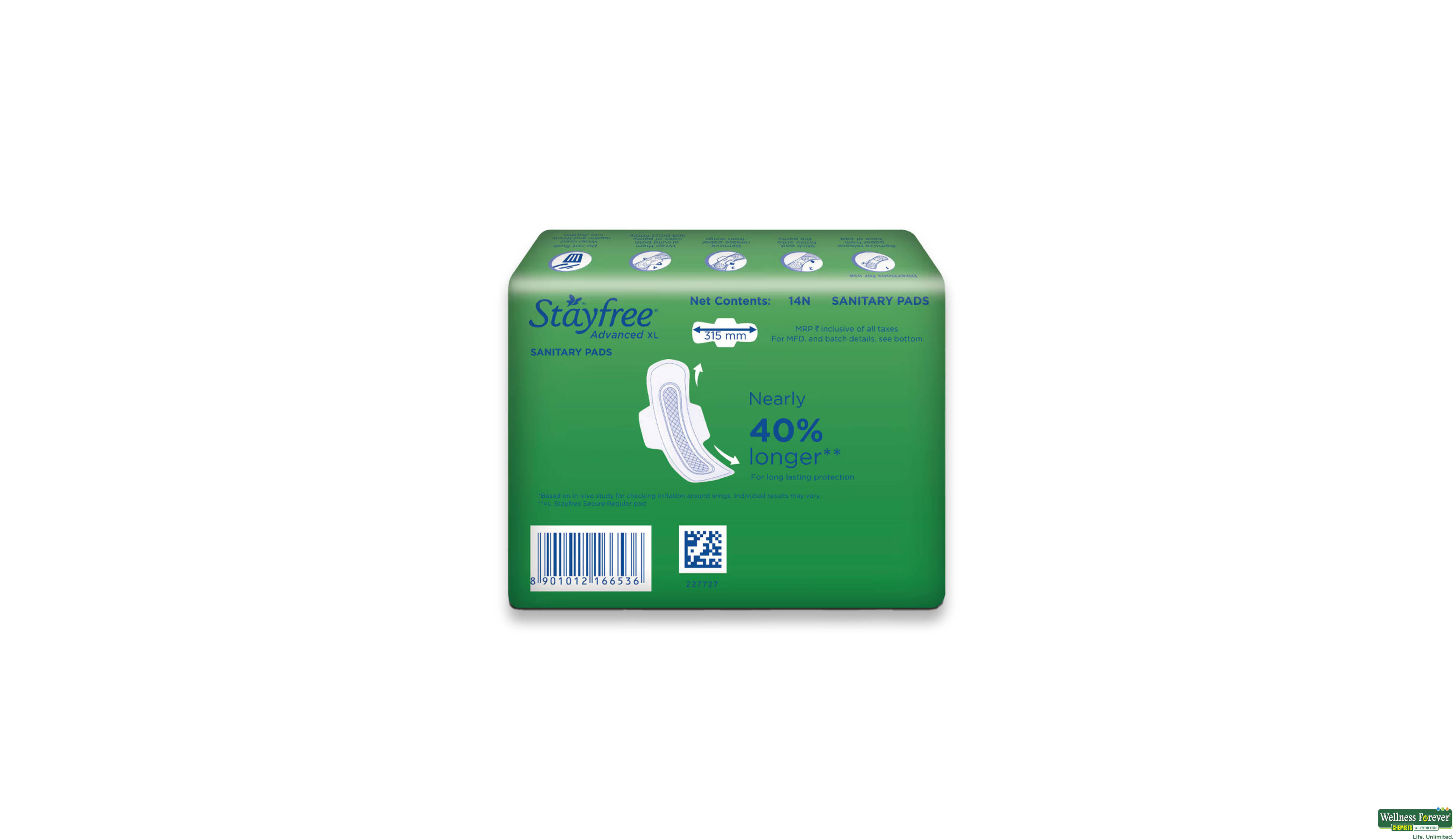 STAYFREE SA/PADS ADVANCE ULTRA XL 14PC- 2, 14PC, 