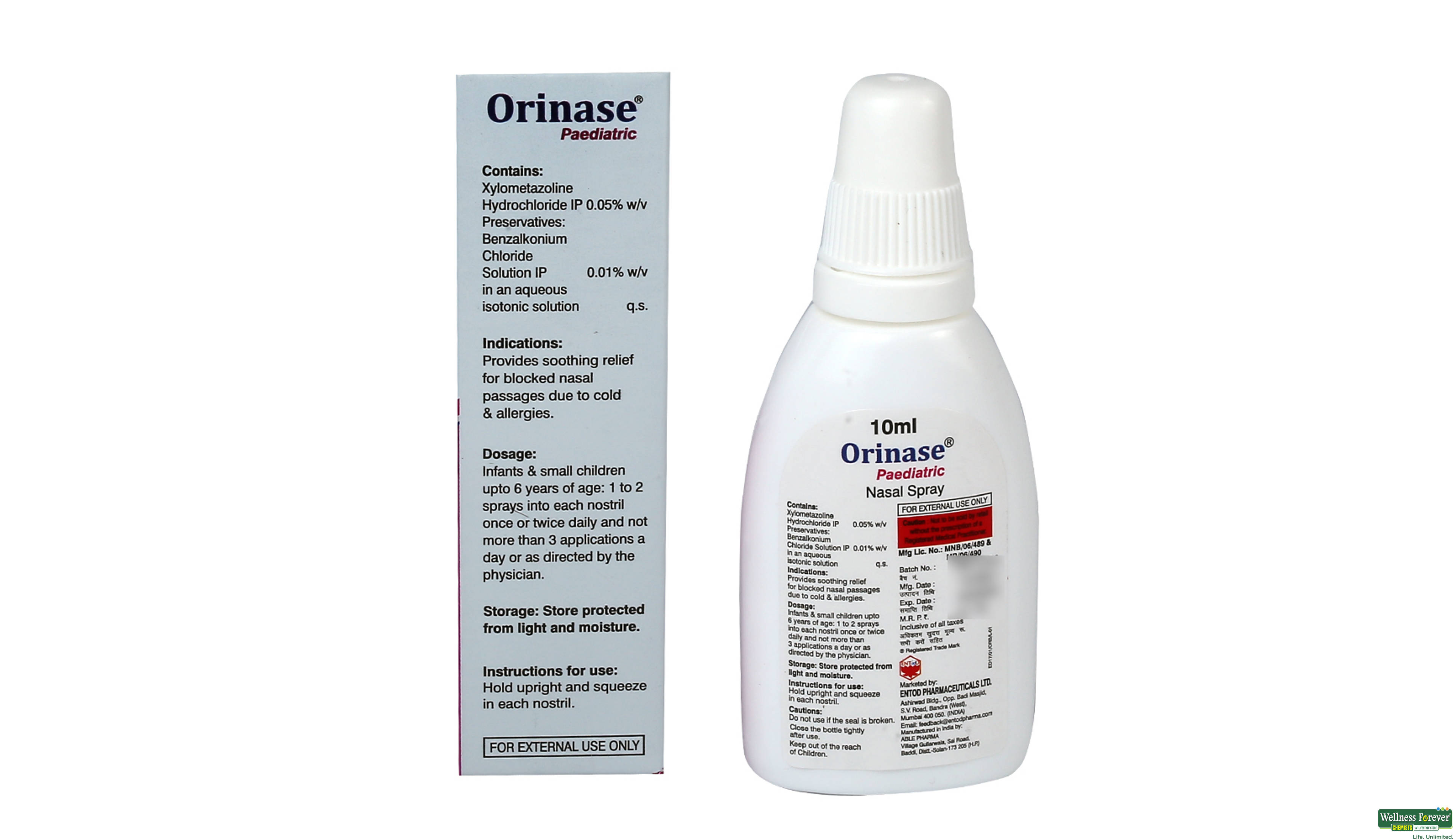 ORINASE PAED N/DROP 10ML- 2, 10ML, 