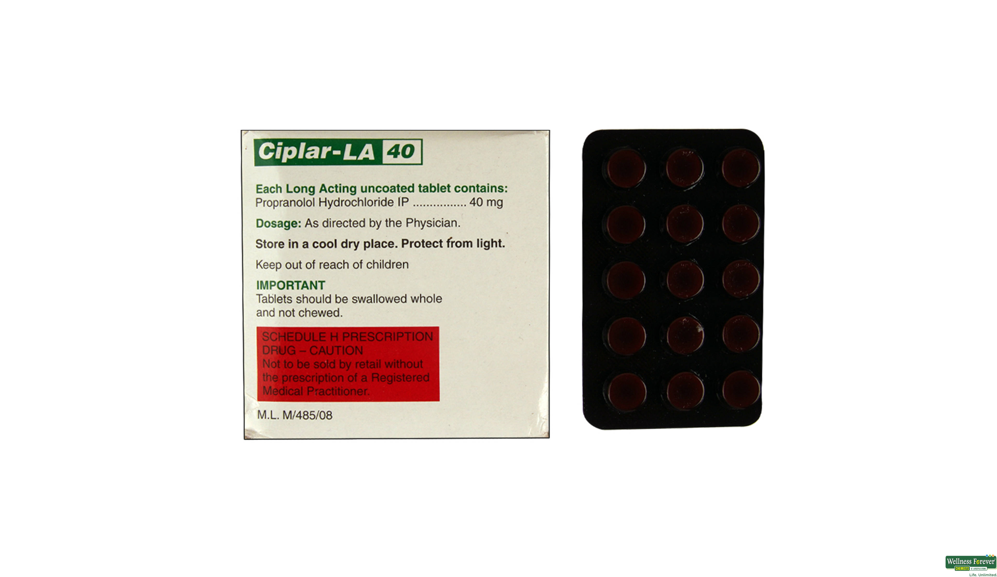 CIPLAR-LA 40MG 15TAB- 2, 15TAB, 