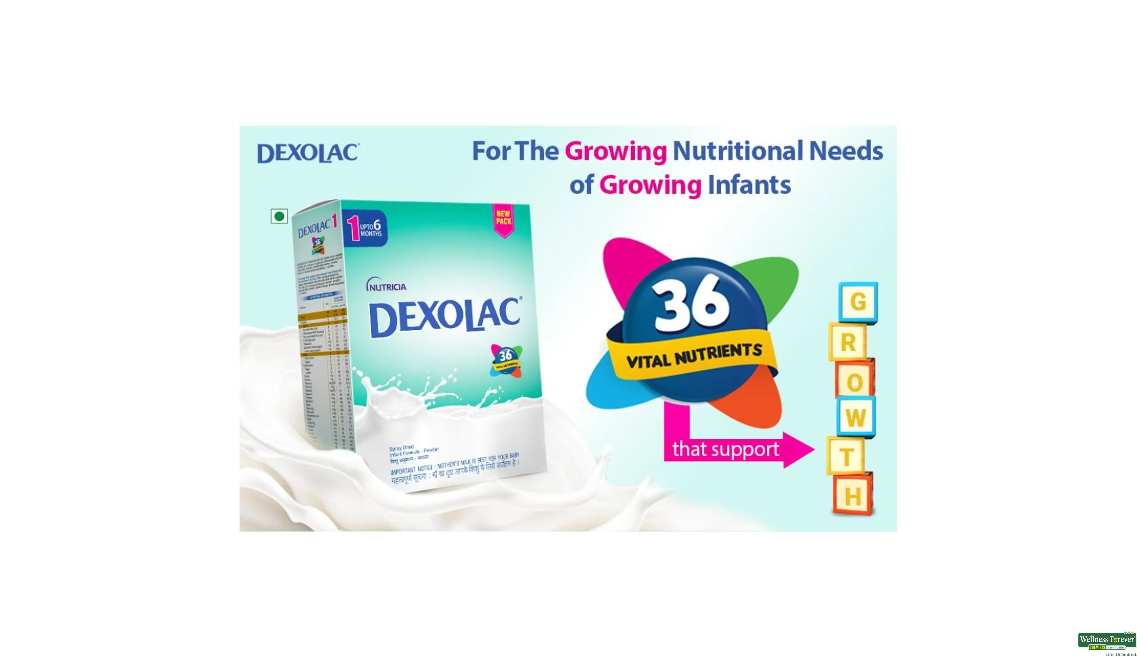 DEXOLAC 1 POW REF 400GM- 2, 400GM, 